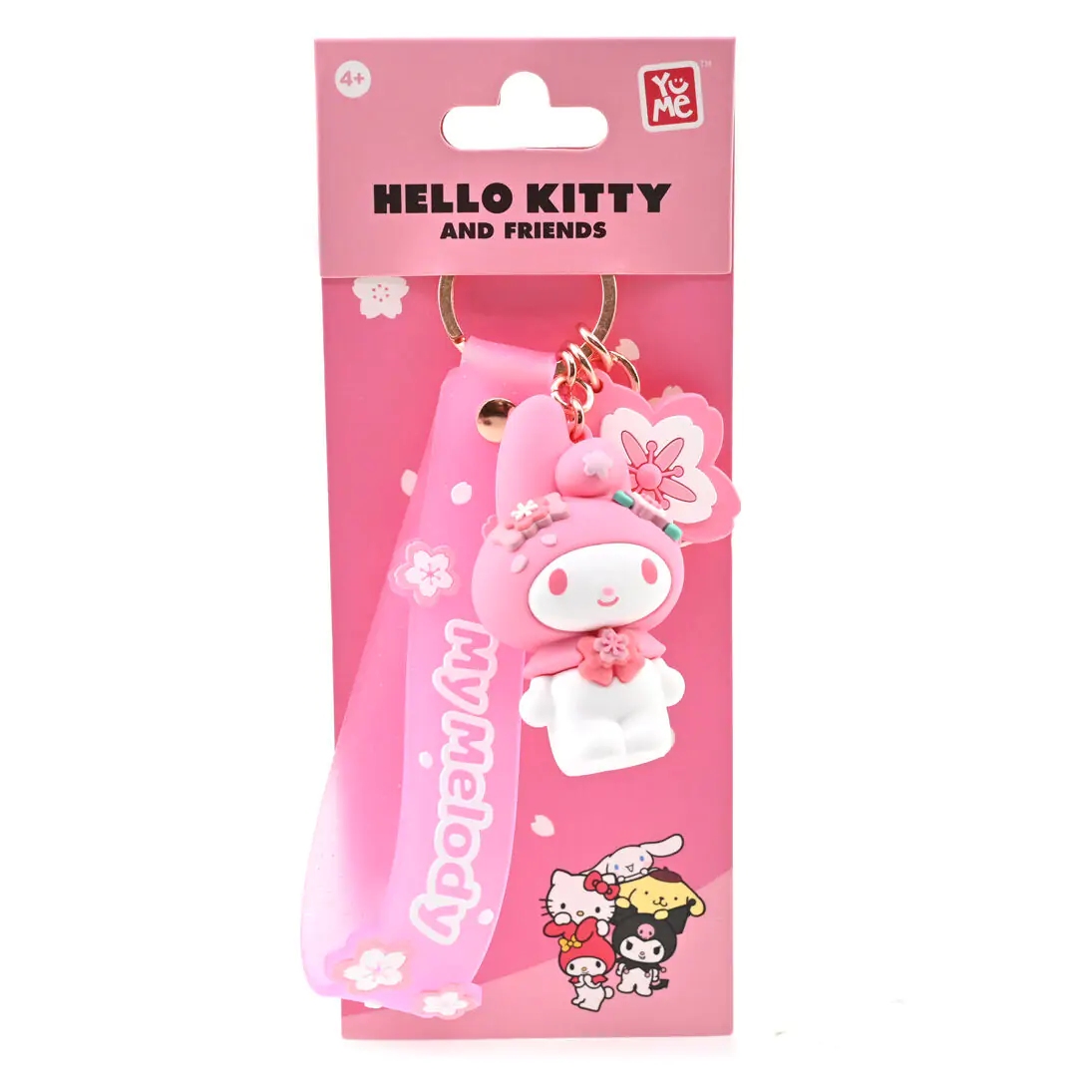 Hello Kitty a jej priatelia Sanrio Sakura My Melody prívesok na kľúče termékfotó