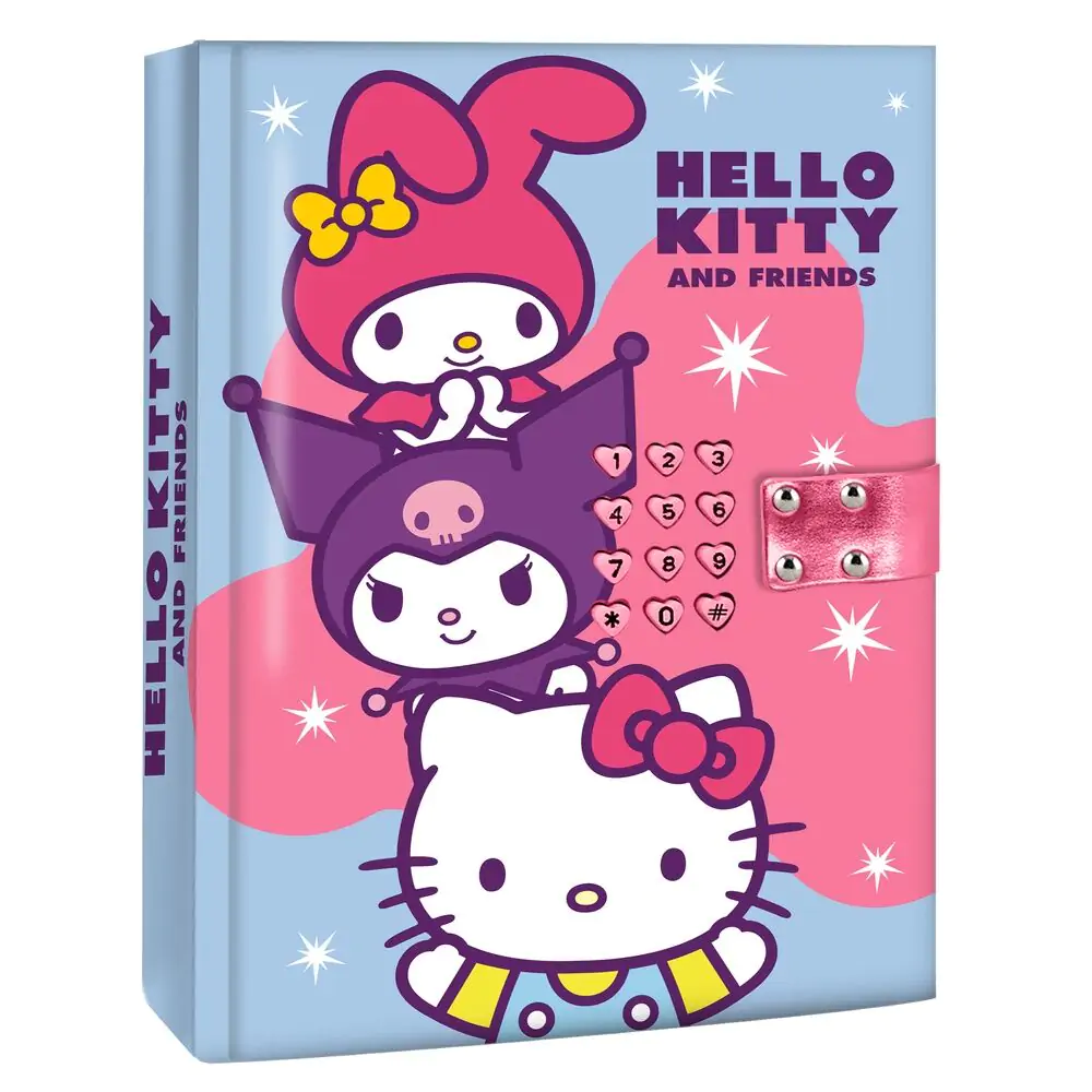 Hello Kitty and Friends Secret elektronický denník sounds produktová fotografia