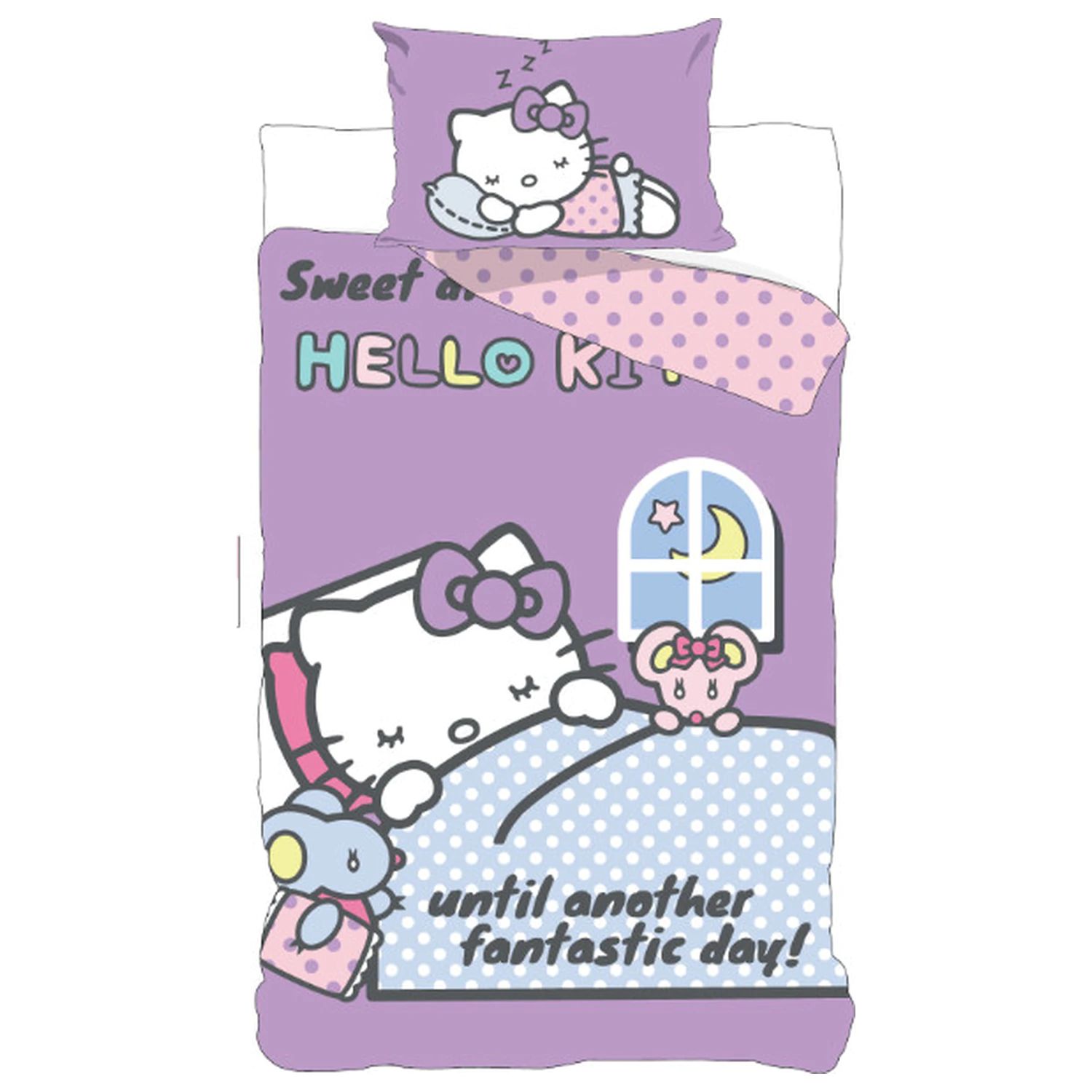 Hello Kitty Another Day detský poťah na perinu pre škôlku produktová fotografia