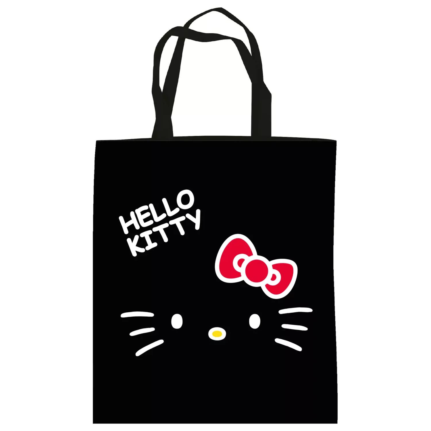 Hello Kitty Black plátenná taška, nákupná taška 44 cm produktová fotografia