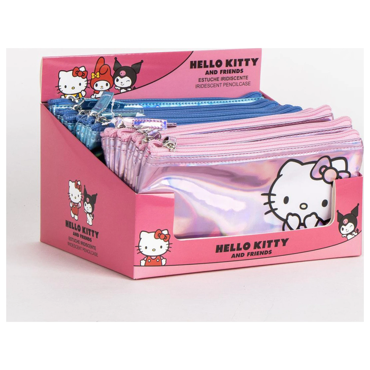 Hello Kitty Modrá dúhová detská toaletná taška, peračník produktová fotografia