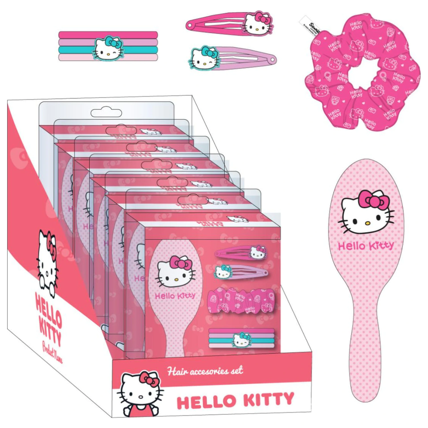 Hello Kitty Mašle sada vlasových doplnkov produktová fotografia