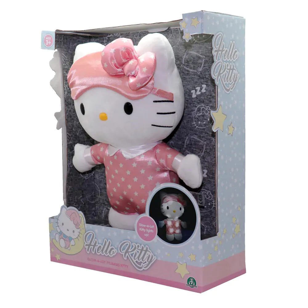 Hello Kitty Svetlé plyšová hračka na spanie 35cm produktová fotografia