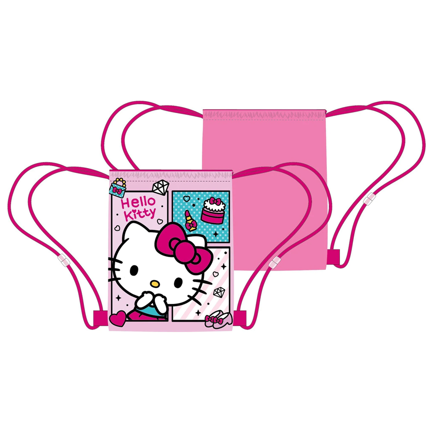 Hello Kitty Charming športová taška, taška na telocvik 40 cm produktová fotografia