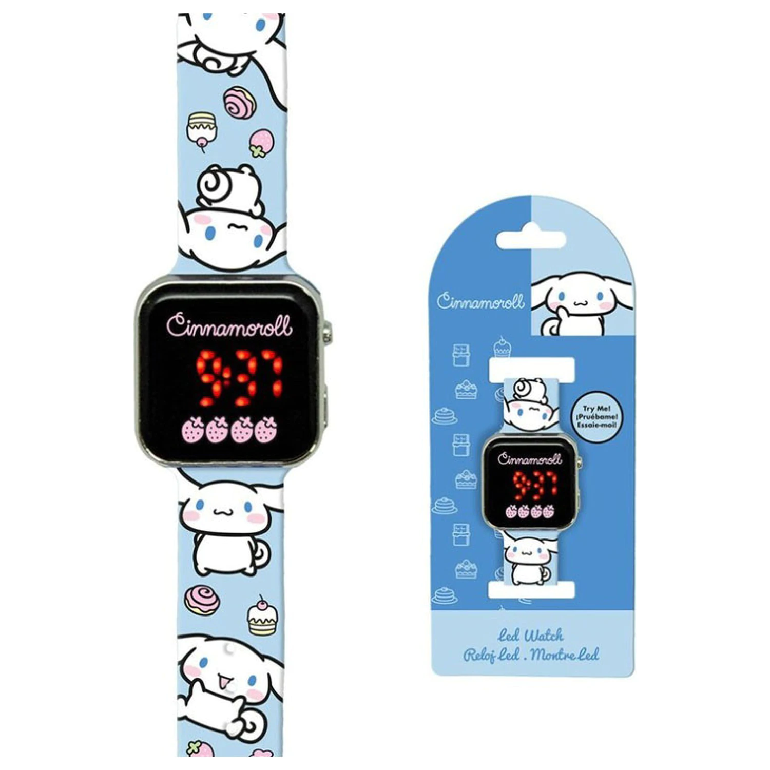 Hello Kitty Cinnamoroll Digitálne LED náramkové hodinky produktová fotografia
