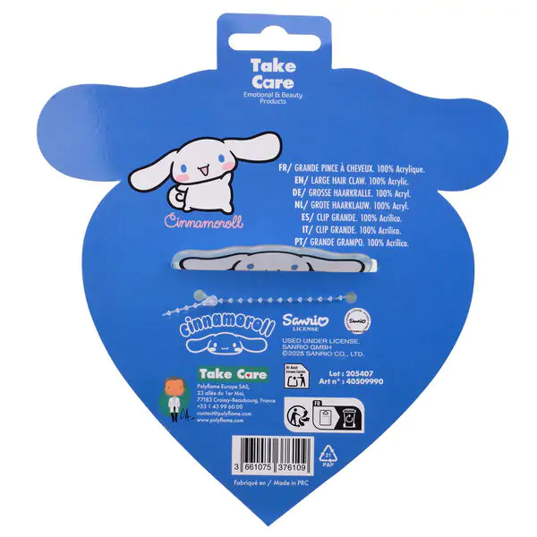 Hello Kitty Cinnamoroll prémiová sponka do vlasov produktová fotografia