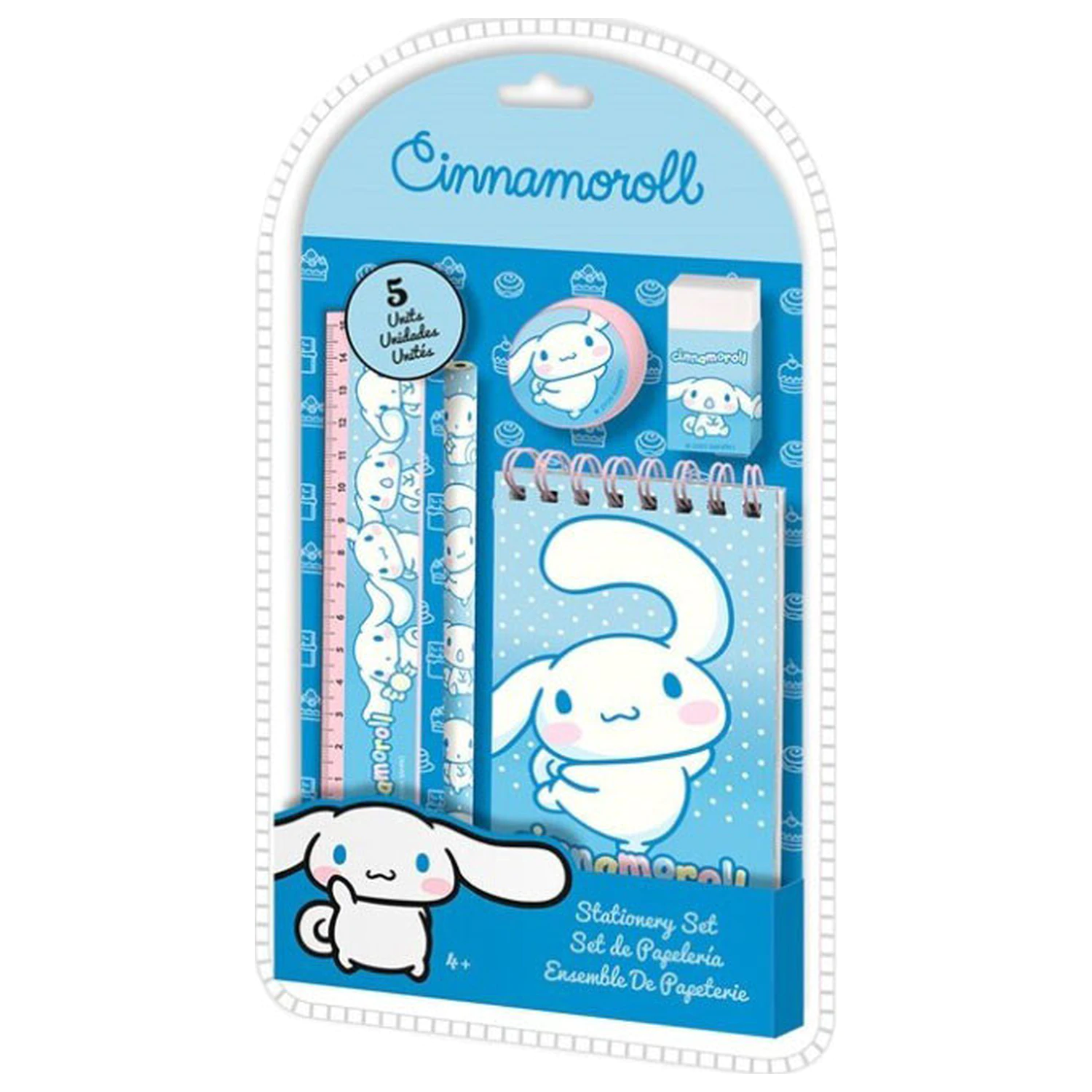 Hello Kitty Cinnamoroll 5-dielna súprava písacích potrieb produktová fotografia
