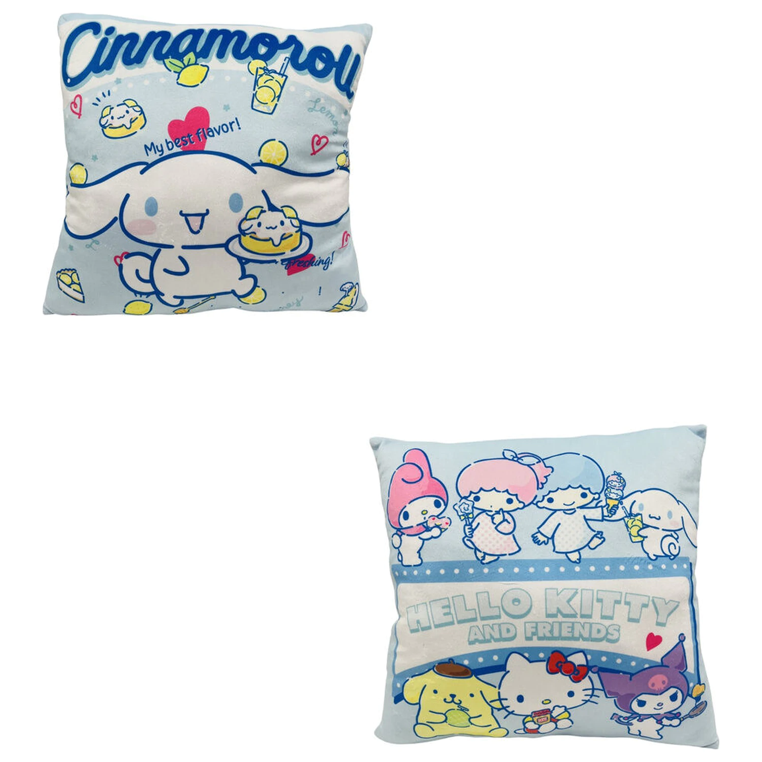 Hello Kitty Cinnamoroll vankúš produktová fotografia