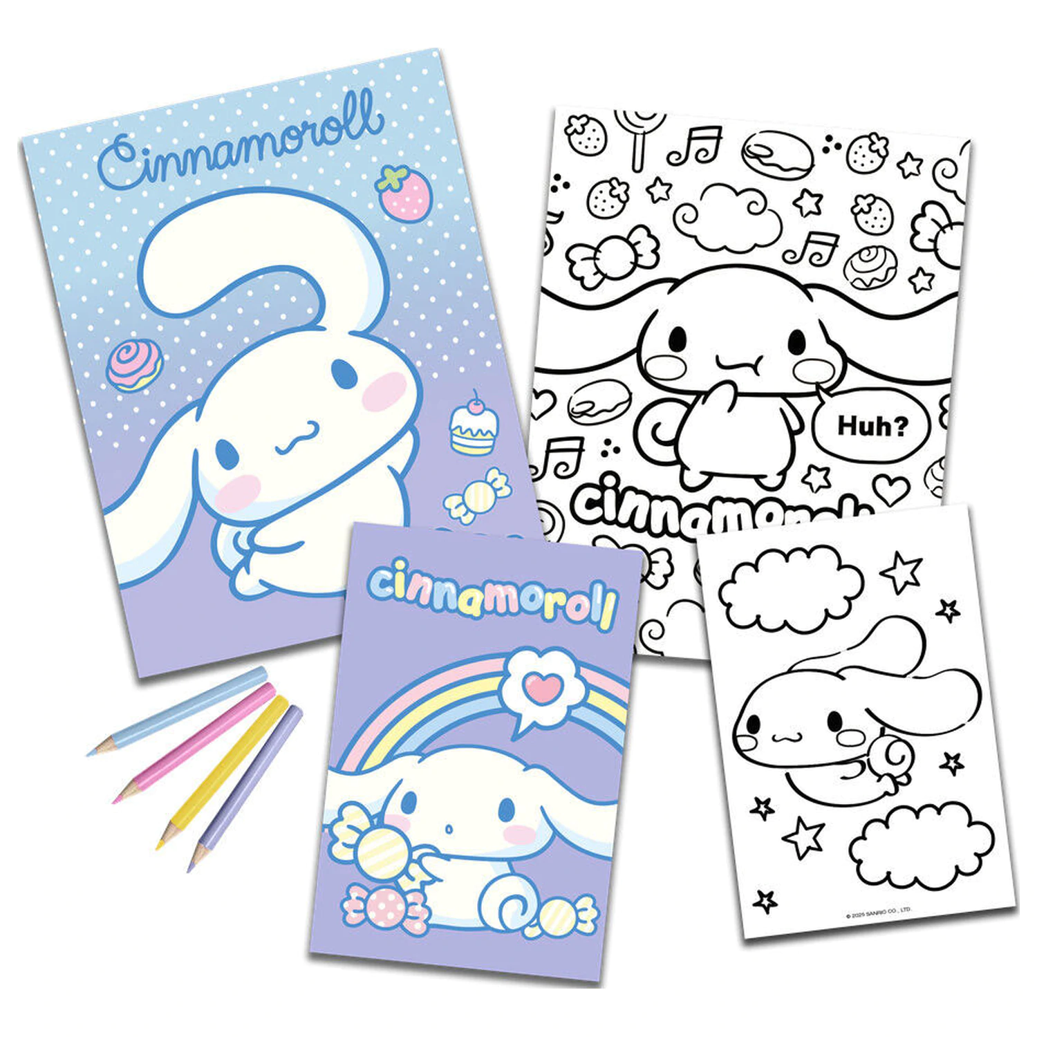 Hello Kitty Cinnamoroll Súprava na vyfarbovanie so samolepkami produktová fotografia