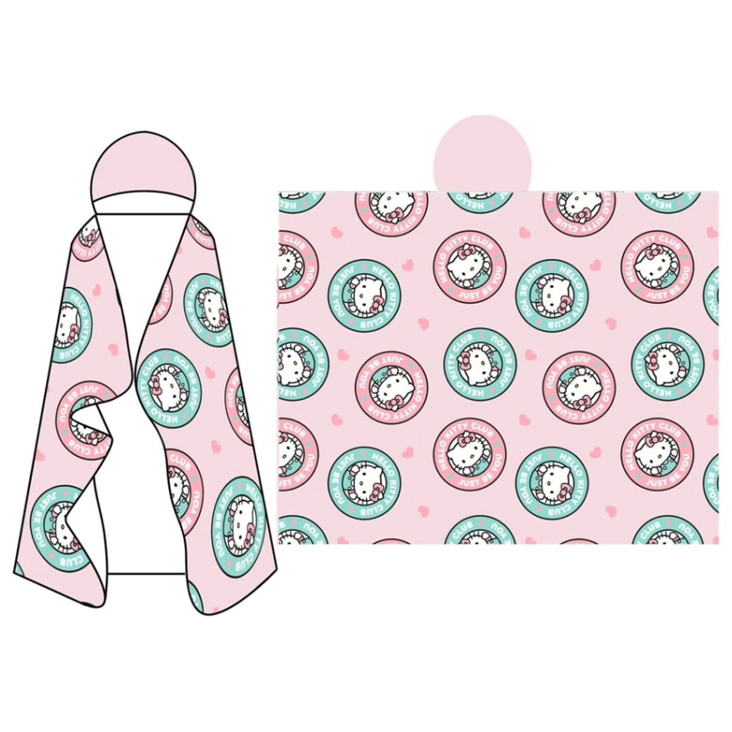 Hello Kitty Club Deka s kapucňou produktová fotografia