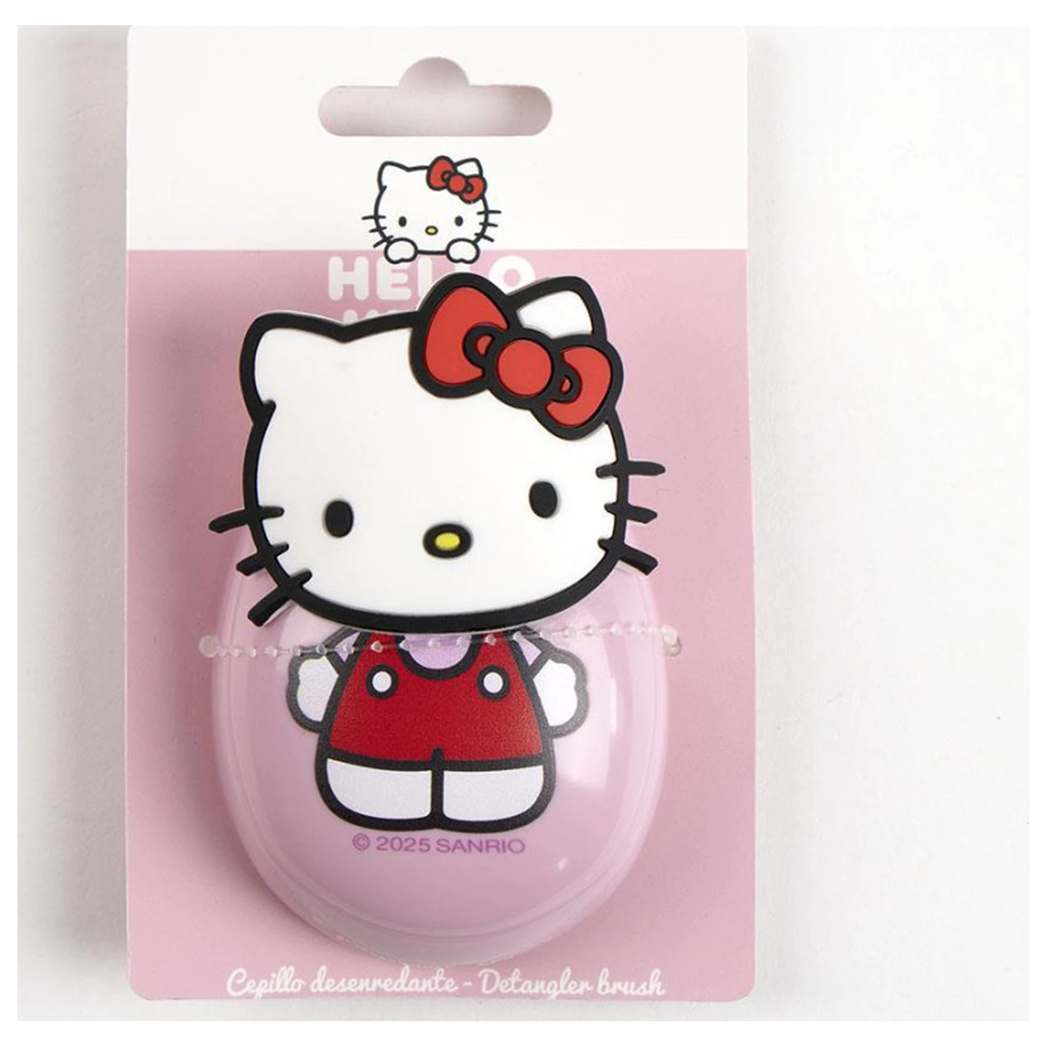 Hello Kitty Detangler 3D kefa na vlasy, hrebeň 9 cm produktová fotografia