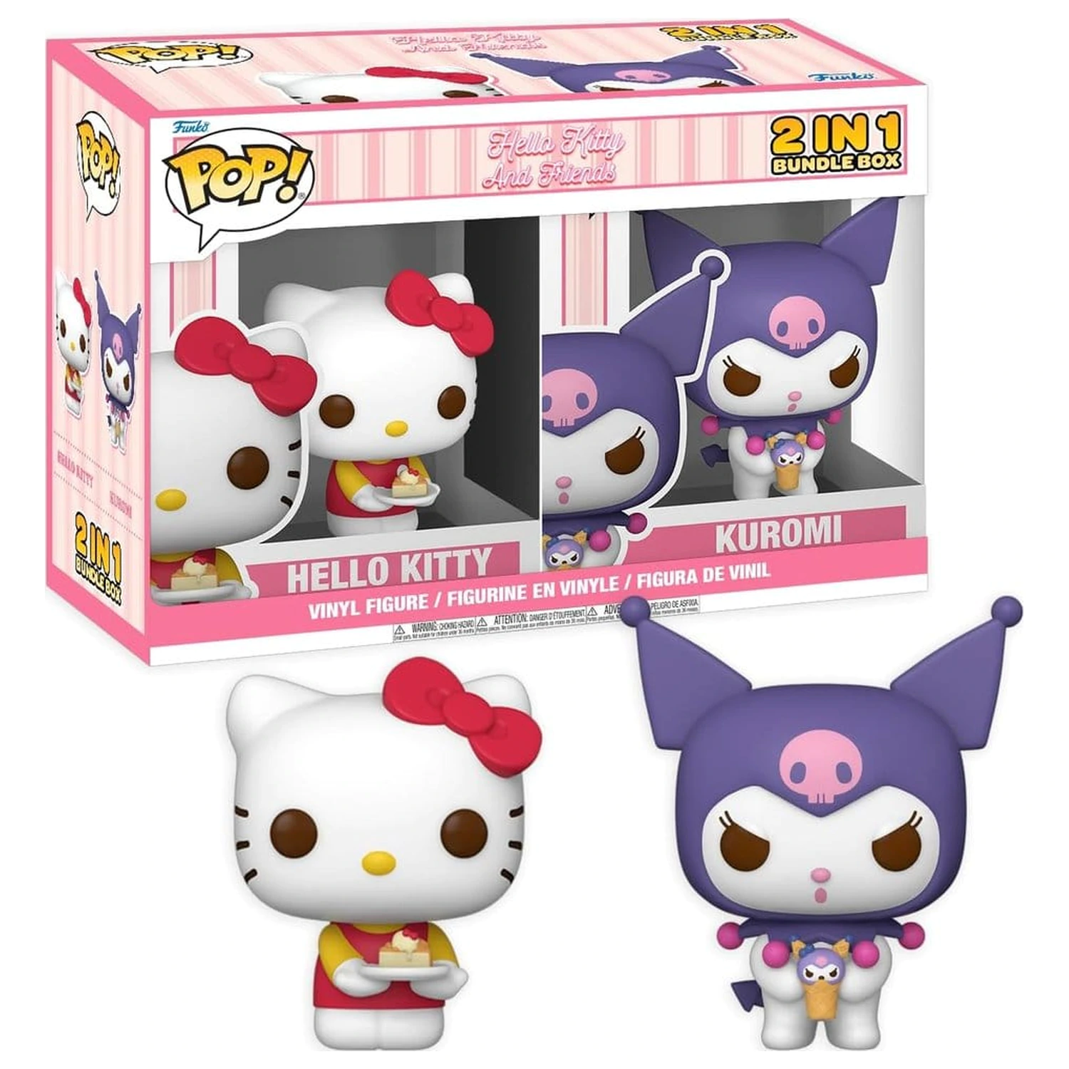 Funko Pop Hello Kitty Exclusive Box Hello Kitty & Kuromi produktová fotografia