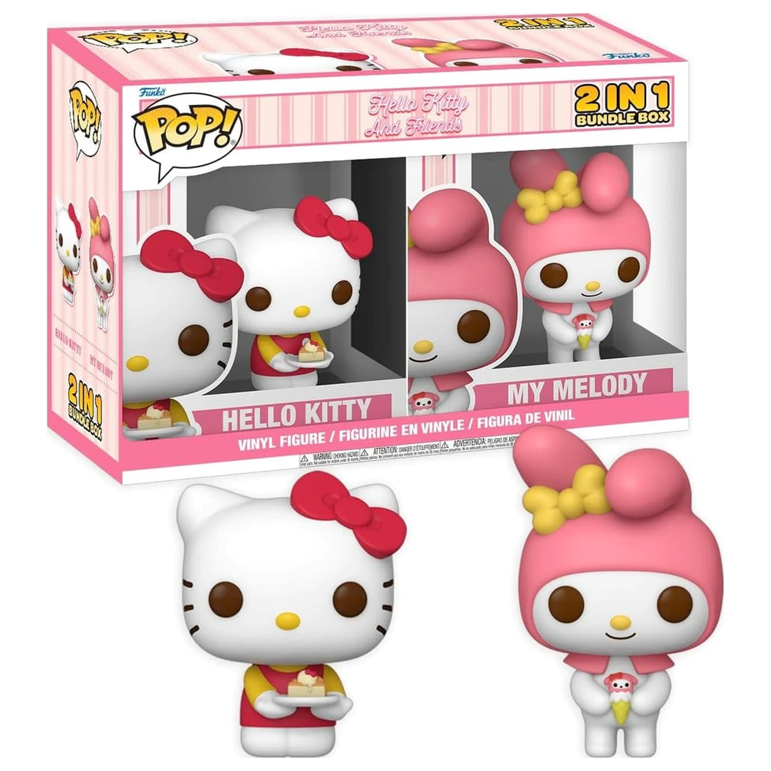 Funko POP Hello Kitty exkluzívna krabica Hello Kitty & My Melody produktová fotografia