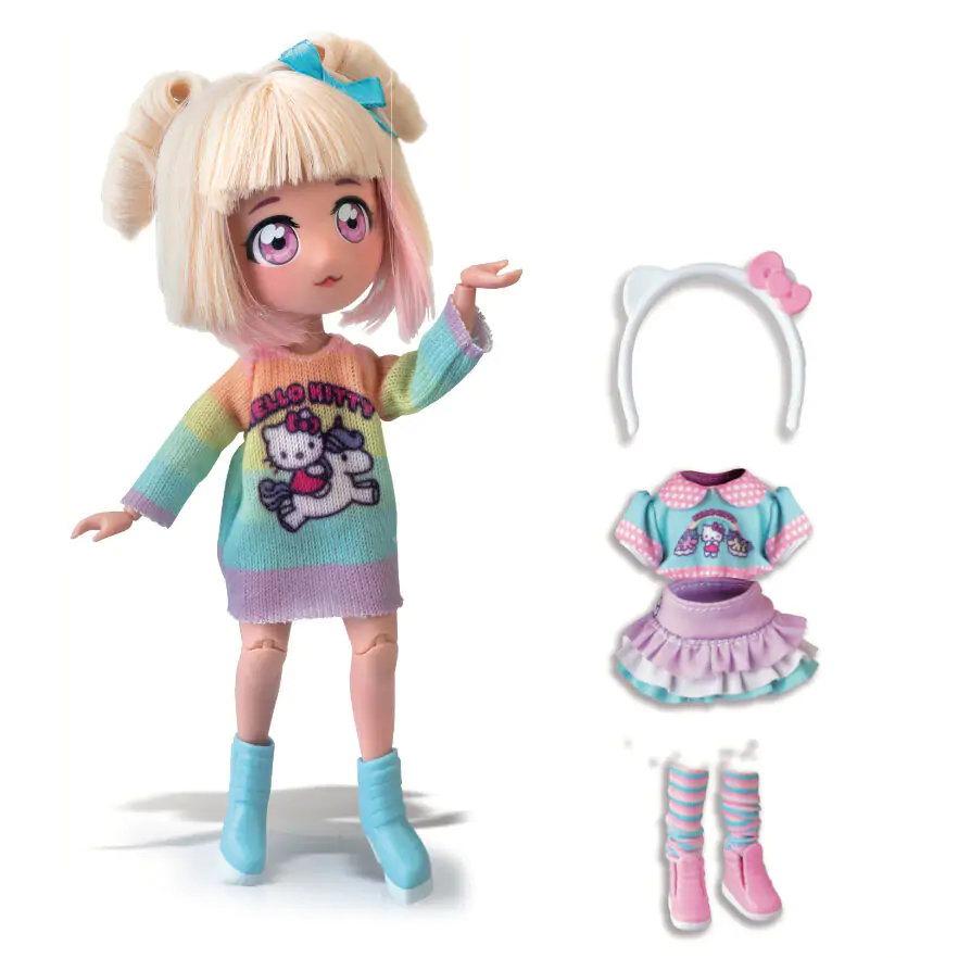 Hello Kitty Módne Jednorožce Manga bábika produktová fotografia