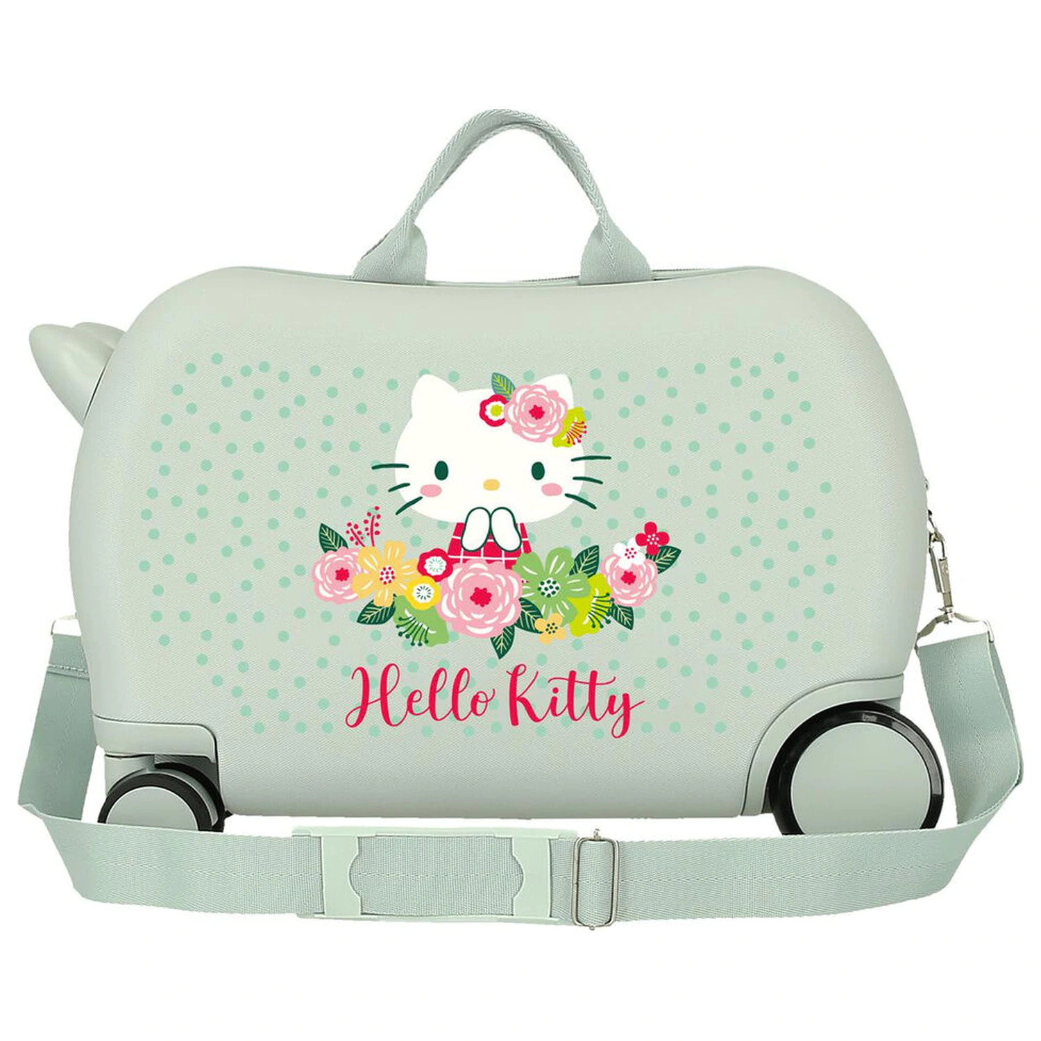Hello Kitty Floral ABS trolley kufor 45cm produktová fotografia