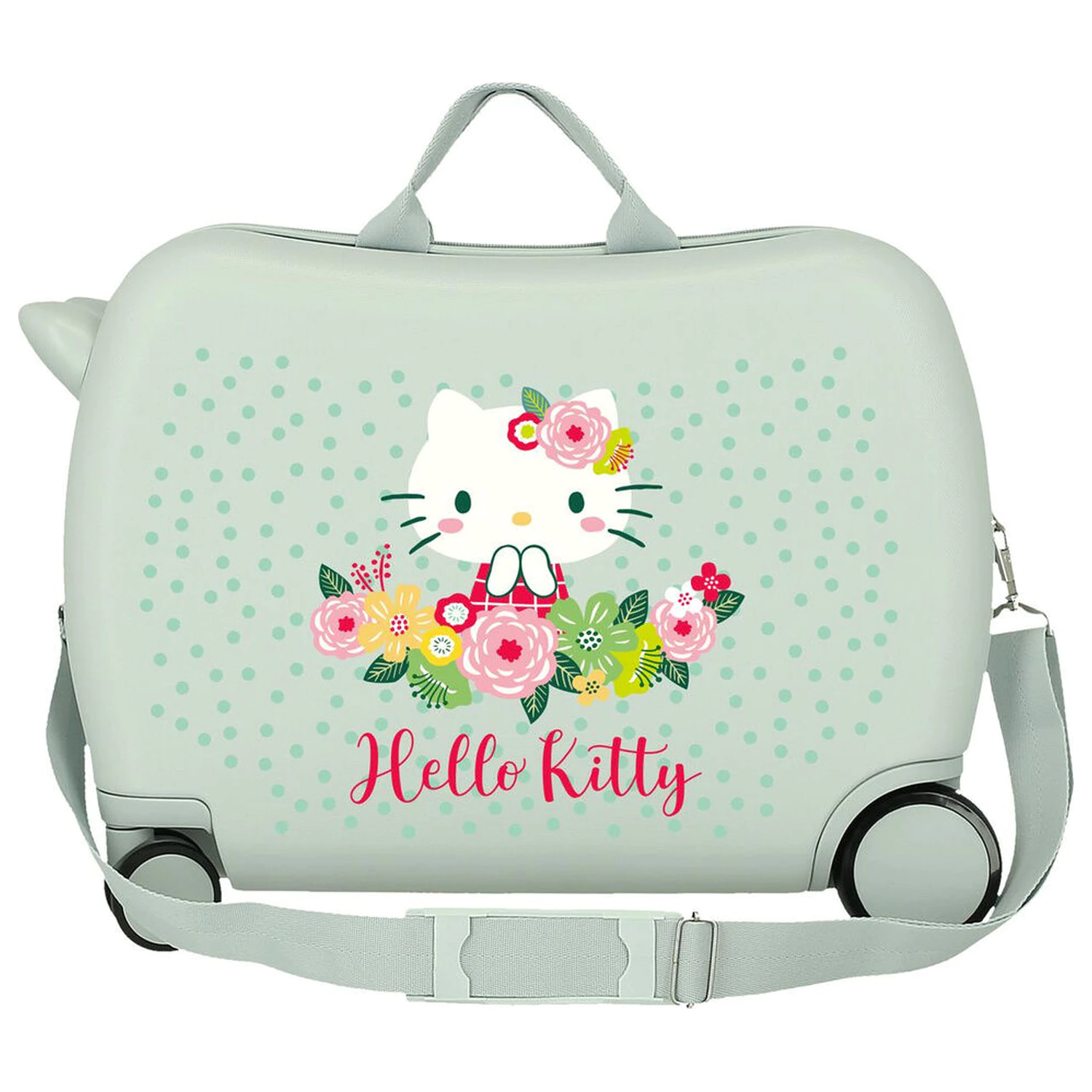 Hello Kitty Floral ABS cestovný kufor na kolieskach 50 cm produktová fotografia