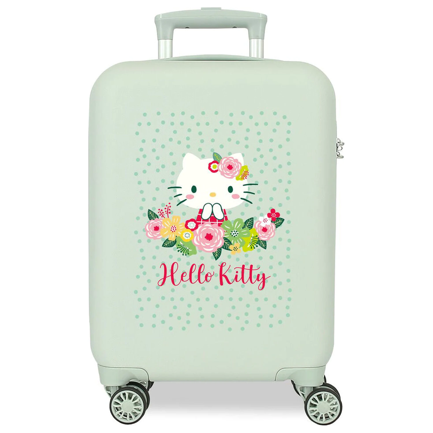 Hello Kitty Floral ABS cestovný kufor na kolieskach 50 cm produktová fotografia