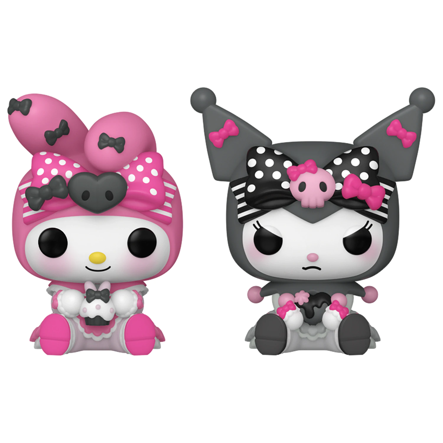 Hello Kitty Funko Pocket POP! Vinylové figúrky 2-balenie My Melody & Kuromi 4 cm produktová fotografia