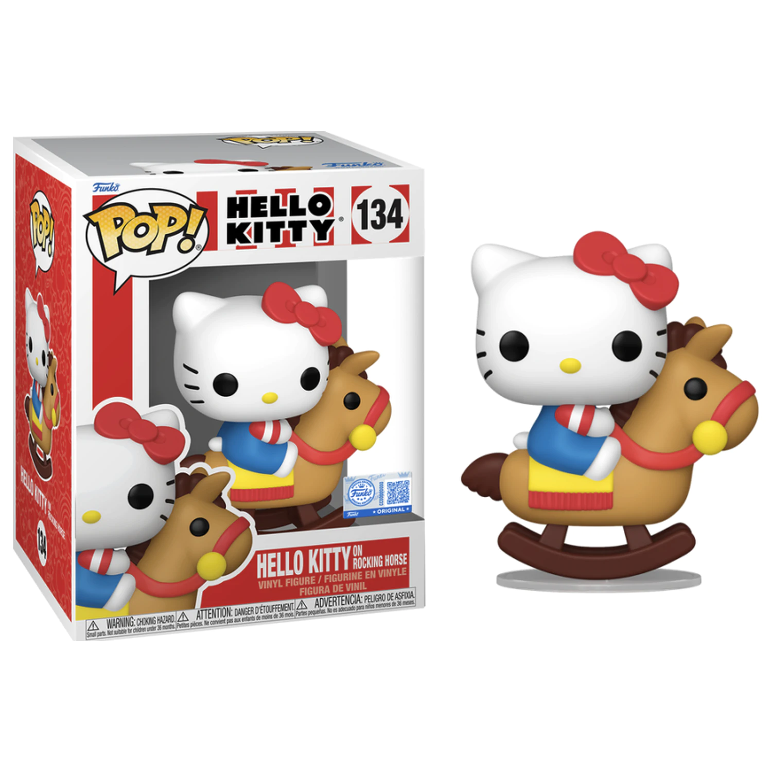 Hello Kitty Funko POP! Premium Hello Kitty na hojdacom koni produktová fotografia