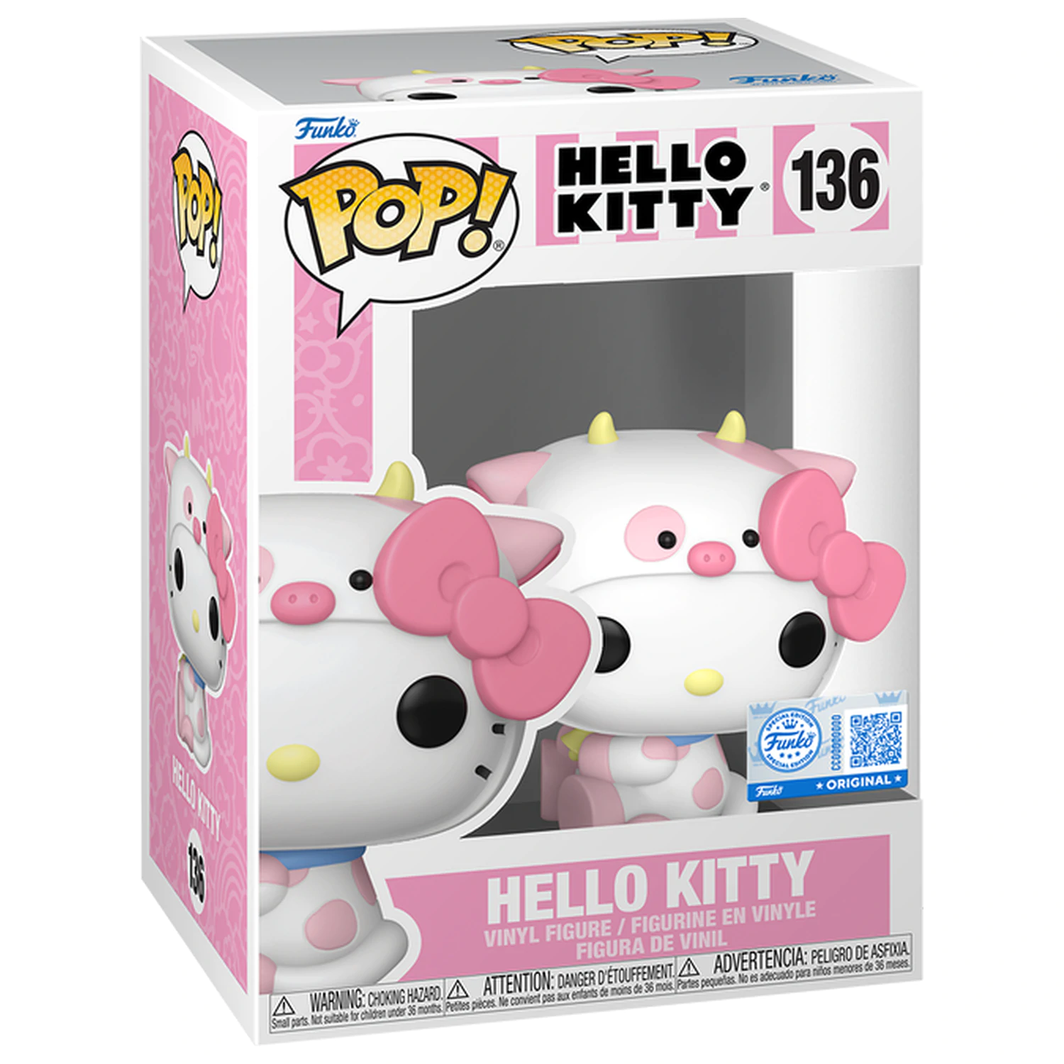 Hello Kitty Funko Pop! Sanrio Hello Kitty v kravskom cosplayi produktová fotografia