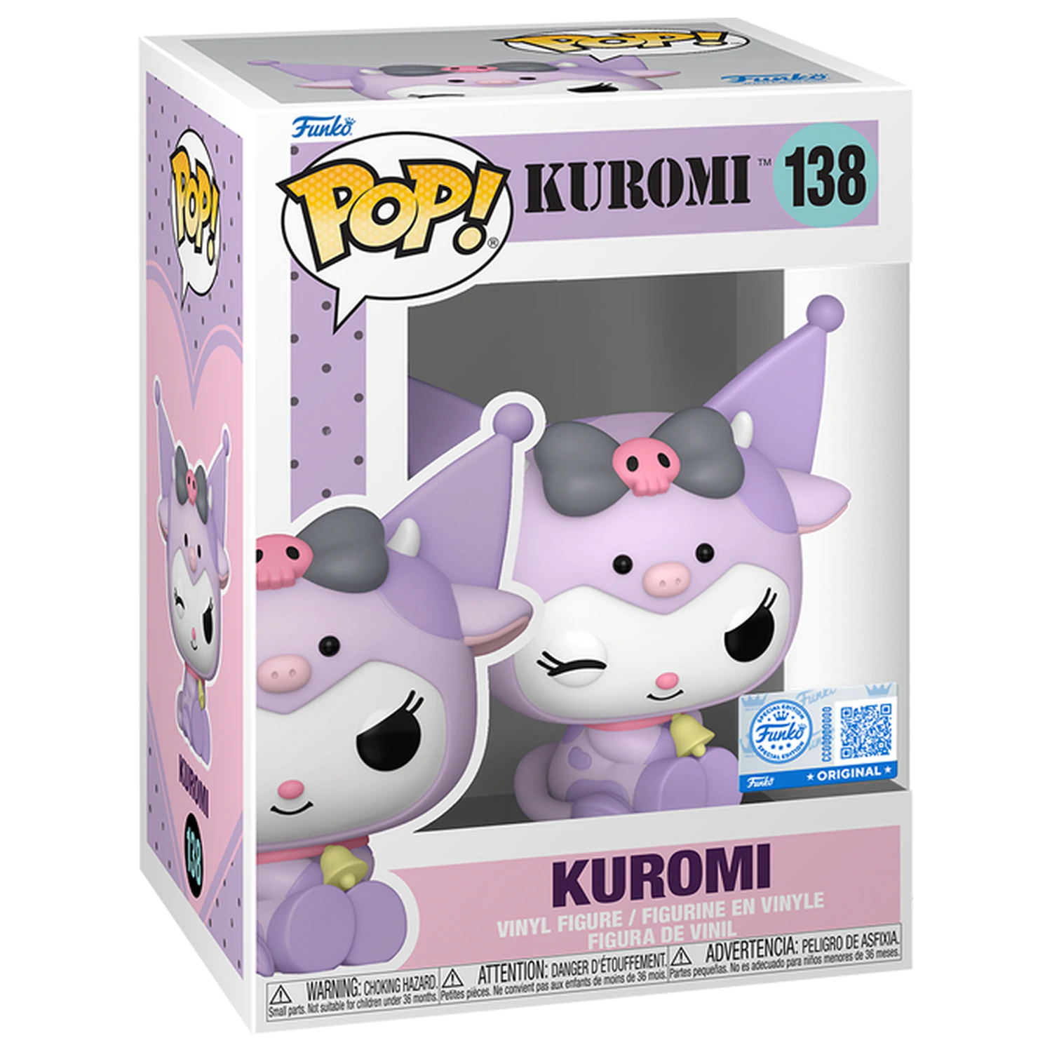 Hello Kitty Funko Pop! Sanrio Kuromi v kostýme kravičky produktová fotografia