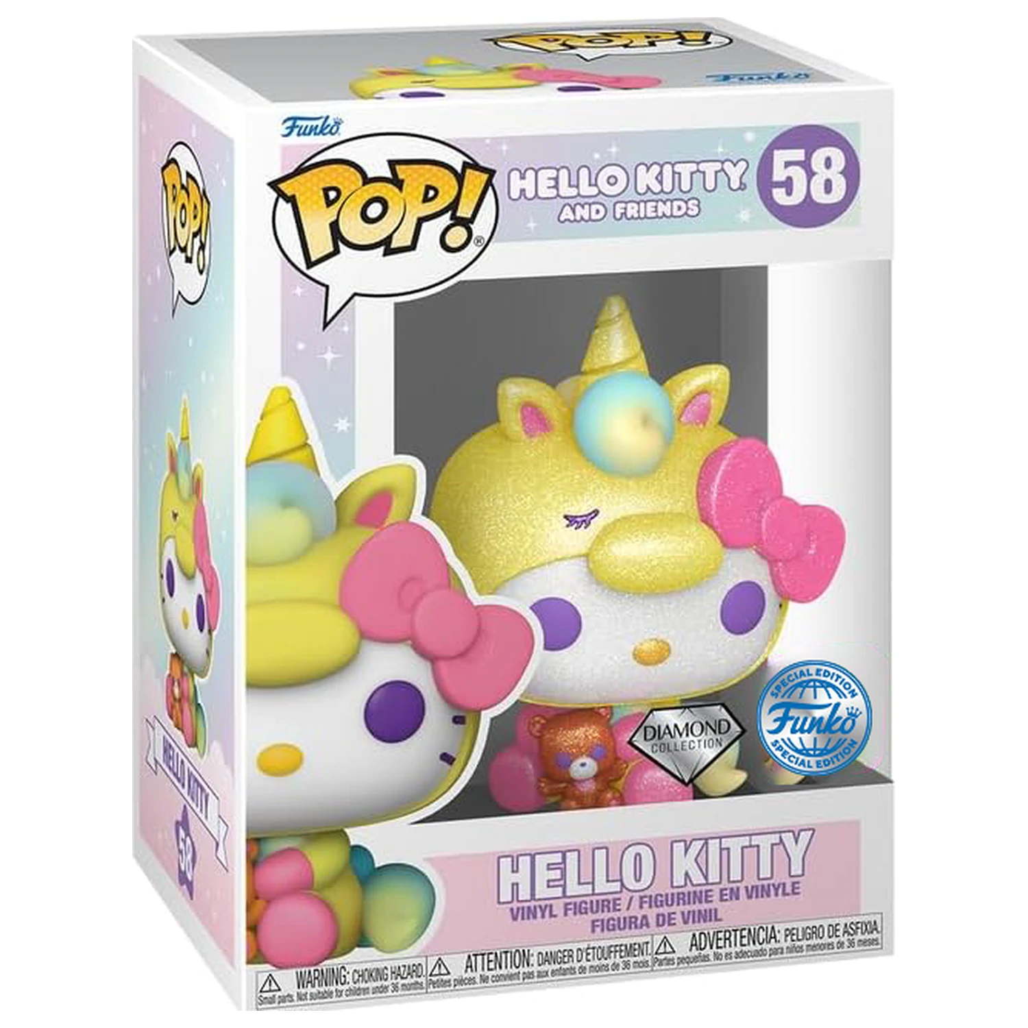 Hello Kitty Funko Pop Sanrio č. 58 Hello Kitty (Diamond) produktová fotografia