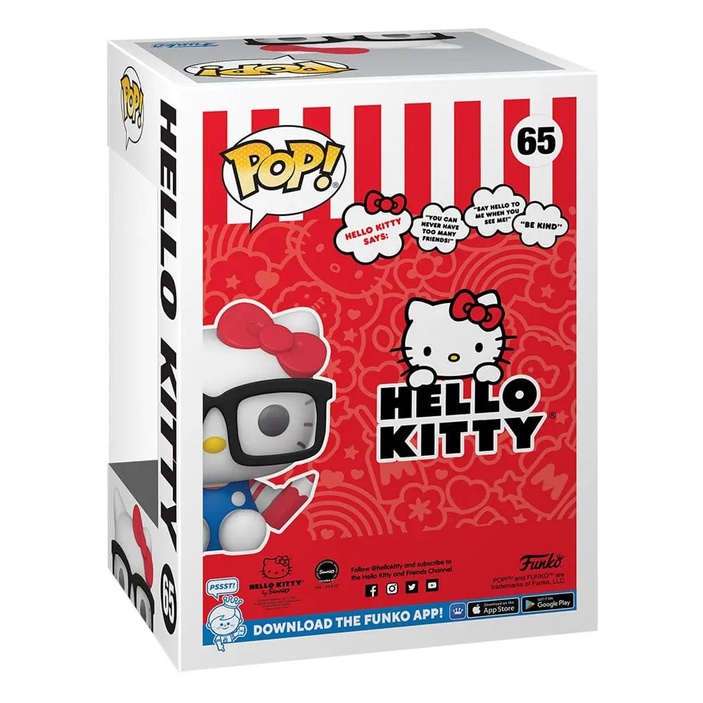 Hello Kitty POP! Sanrio vinyl figúrka Hello Kitty Nerd 9 cm termékfotó