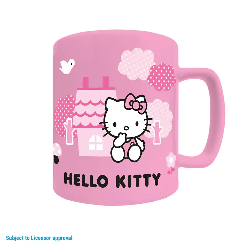 Hello Kitty chlpatý hrnček produktová fotografia