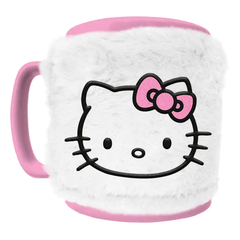 Hello Kitty chlpatý hrnček produktová fotografia