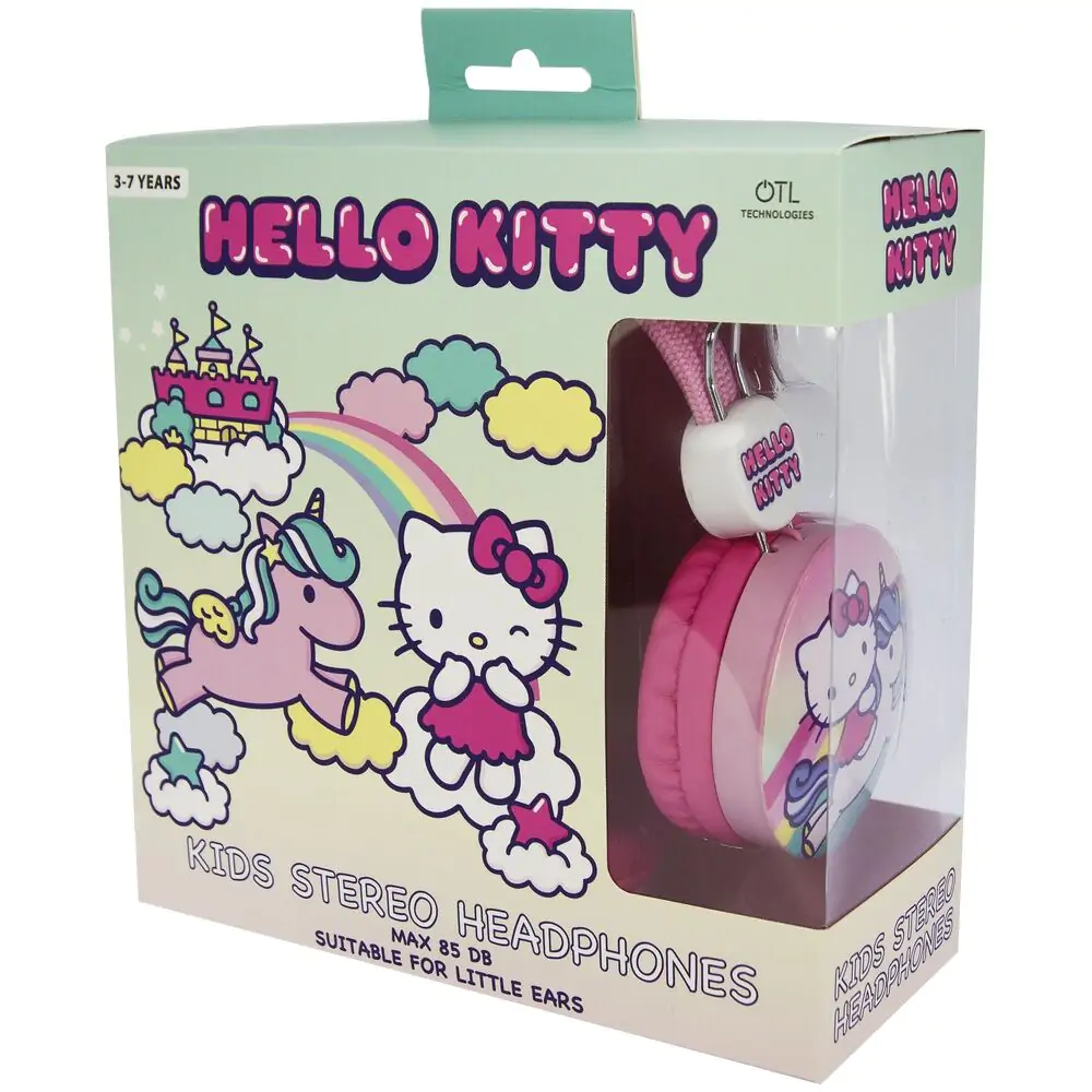Hello Kitty core detské slúchadlá produktová fotografia