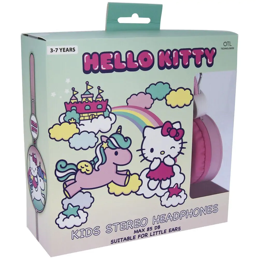 Hello Kitty core detské slúchadlá produktová fotografia