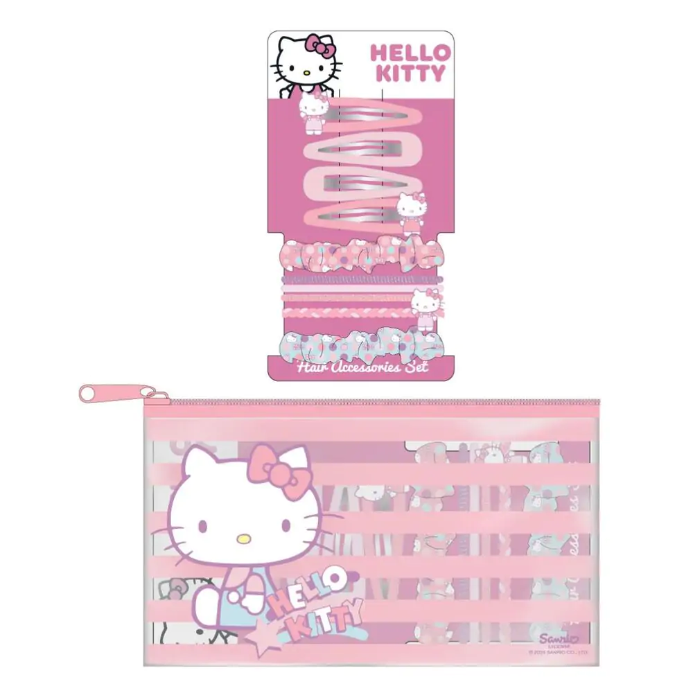 Hello Kitty balenie kozmetických doplnkov produktová fotografia