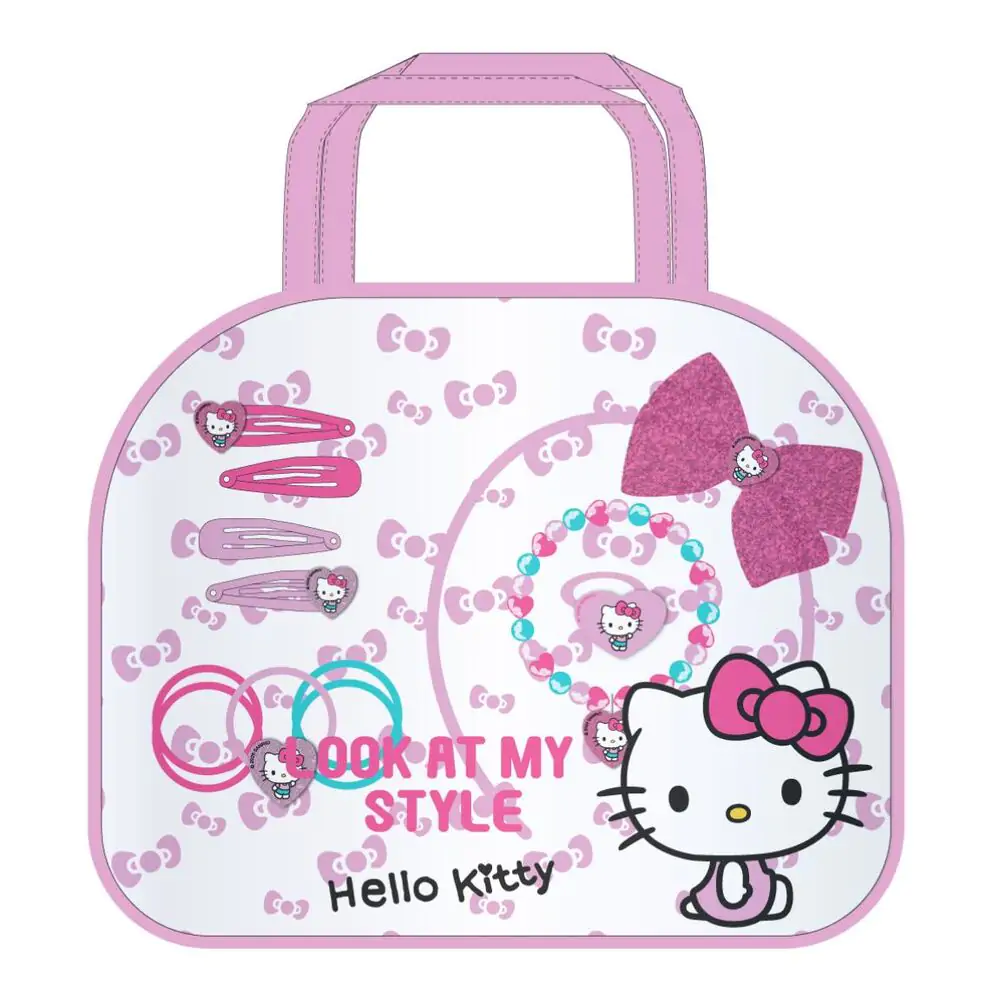 Hello Kitty balenie kozmetických doplnkov produktová fotografia