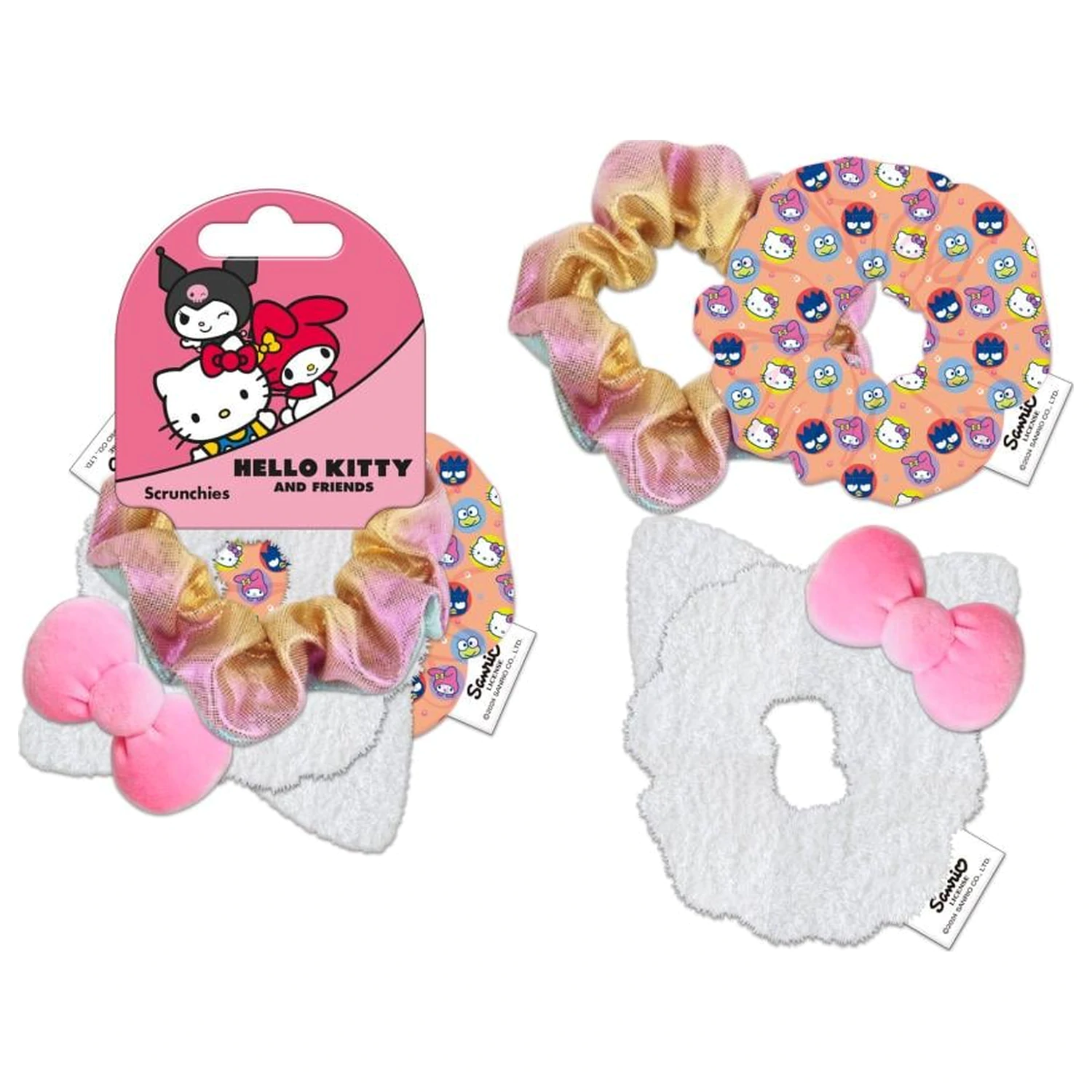 Hello Kitty Doplnky do vlasov "Scrunchies" 3 ks produktová fotografia