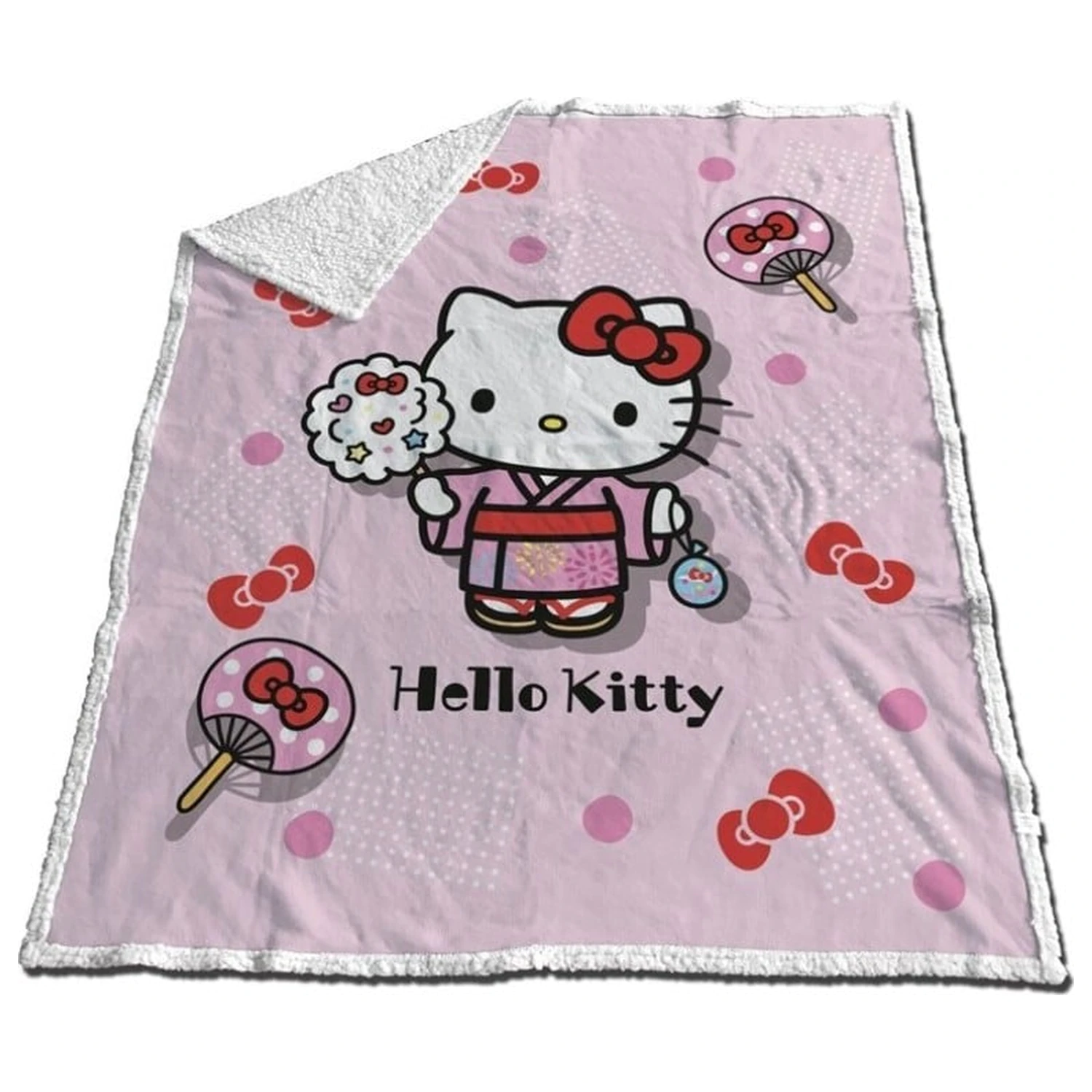 Hello Kitty Hello Kitty "Kimono" Sherpa deka 130x170cm produktová fotografia