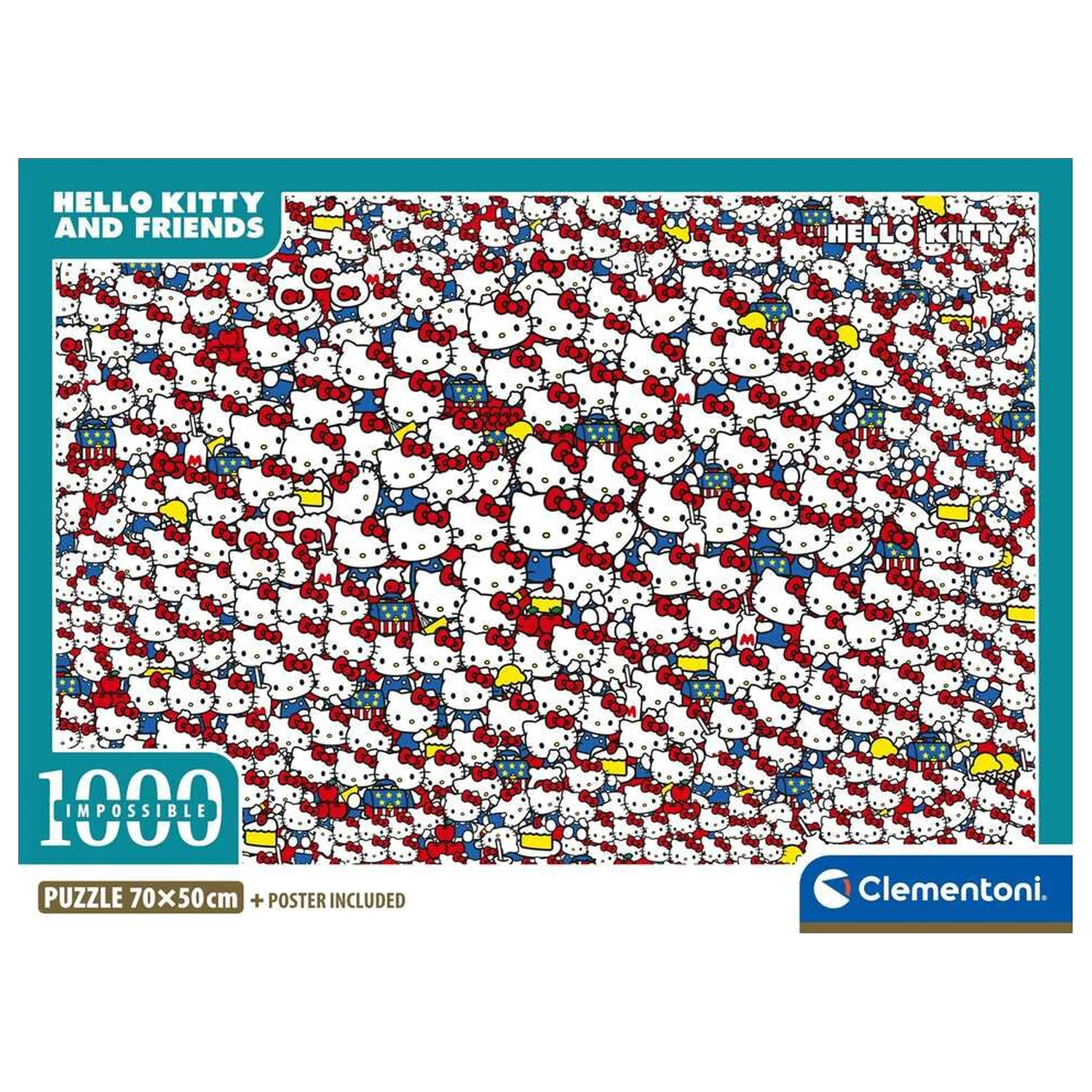 Hello Kitty impossible puzzle 1000 ks produktová fotografia