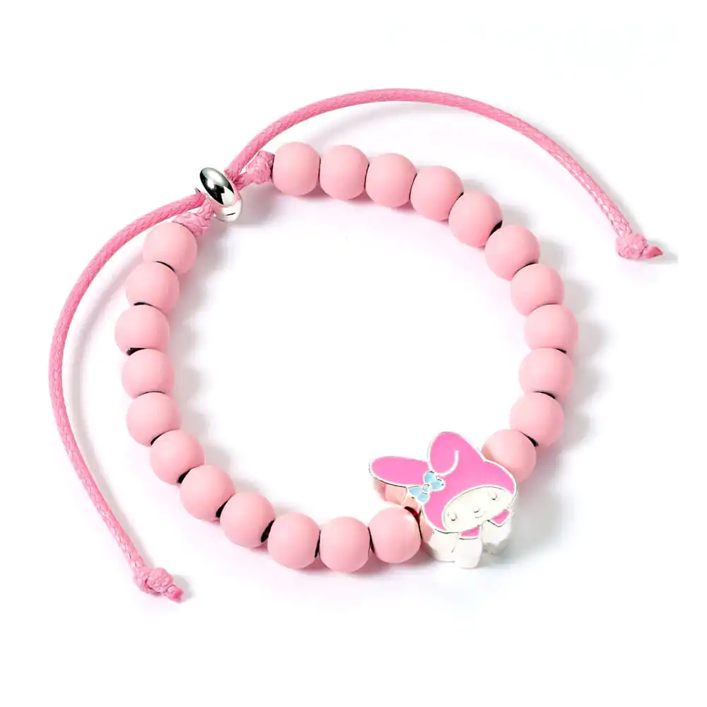 Hello Kitty náramok ružové korálky s príveskom My Melody 21 cm produktová fotografia