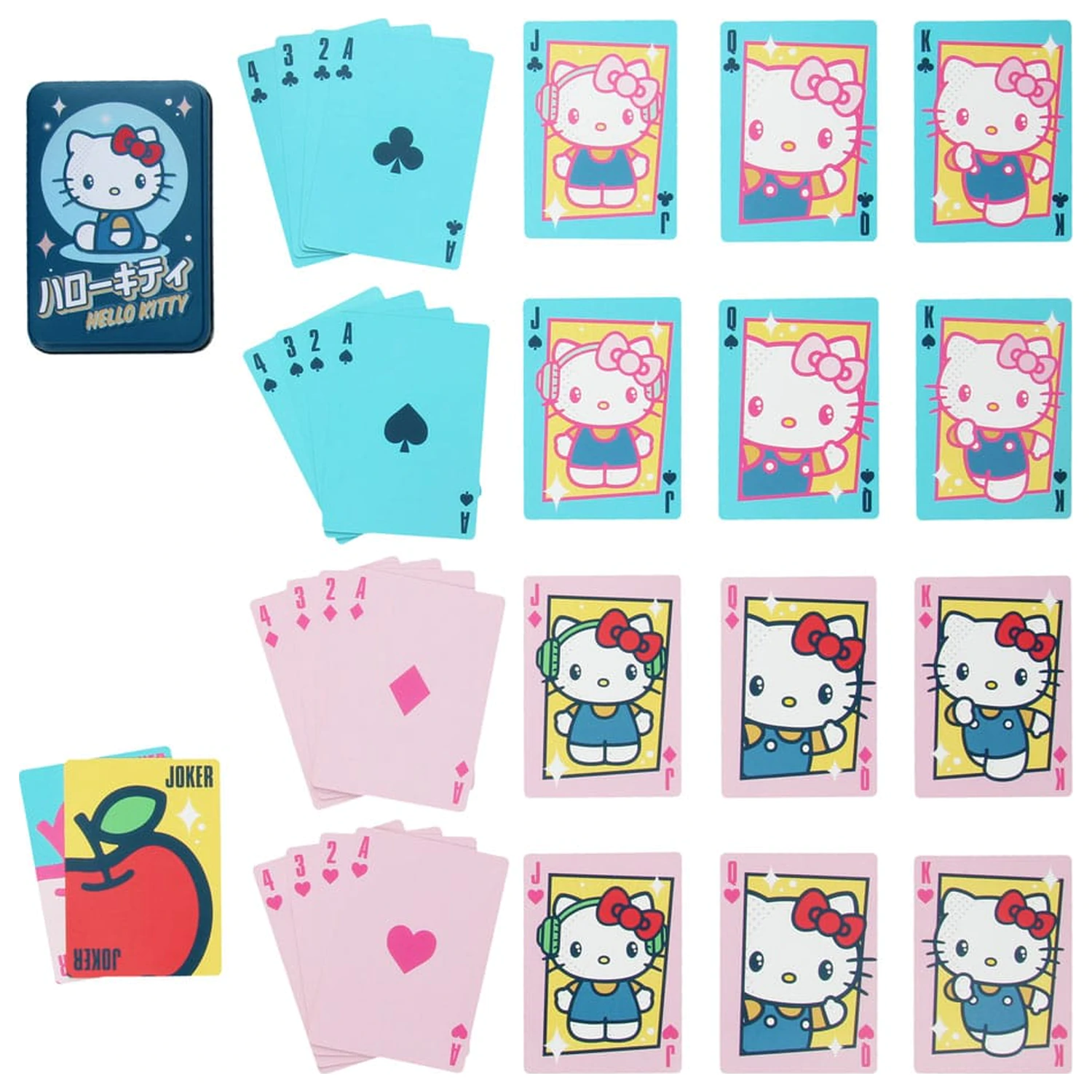 HELLO KITTY Hracie karty produktová fotografia
