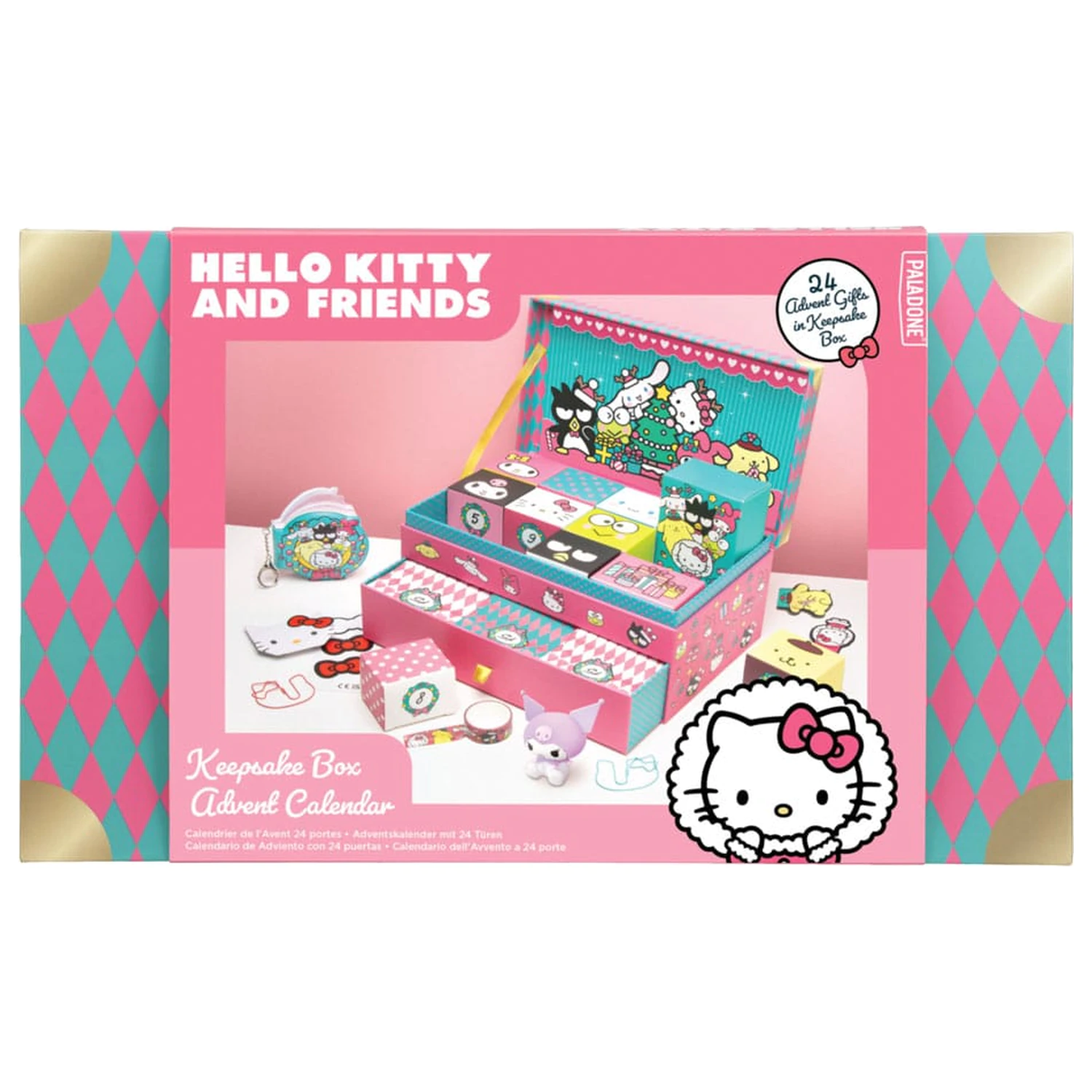 Hello Kitty Adventný kalendár Pamätná krabička produktová fotografia