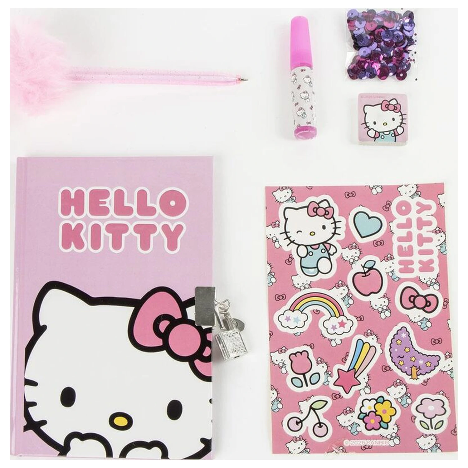 Hello Kitty Diary set produktová fotografia