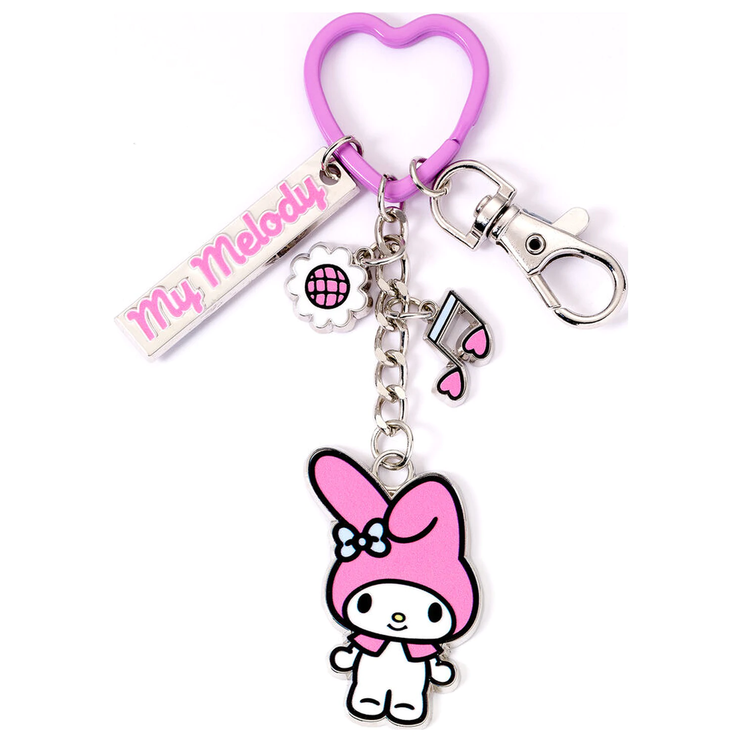 Hello Kitty kľúčenka s My Melody príveskami produktová fotografia