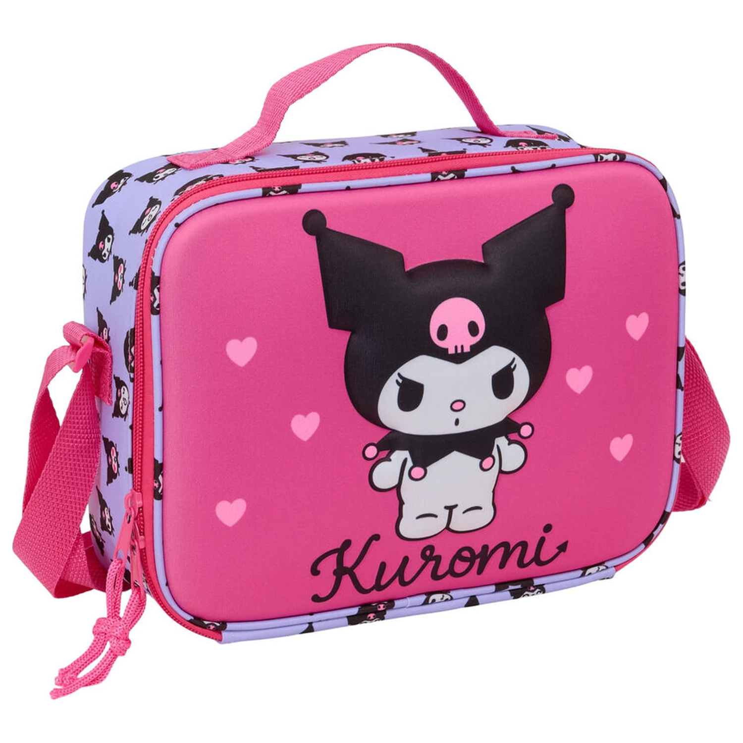 Hello Kitty Kuromi 3D termo taška na obed produktová fotografia