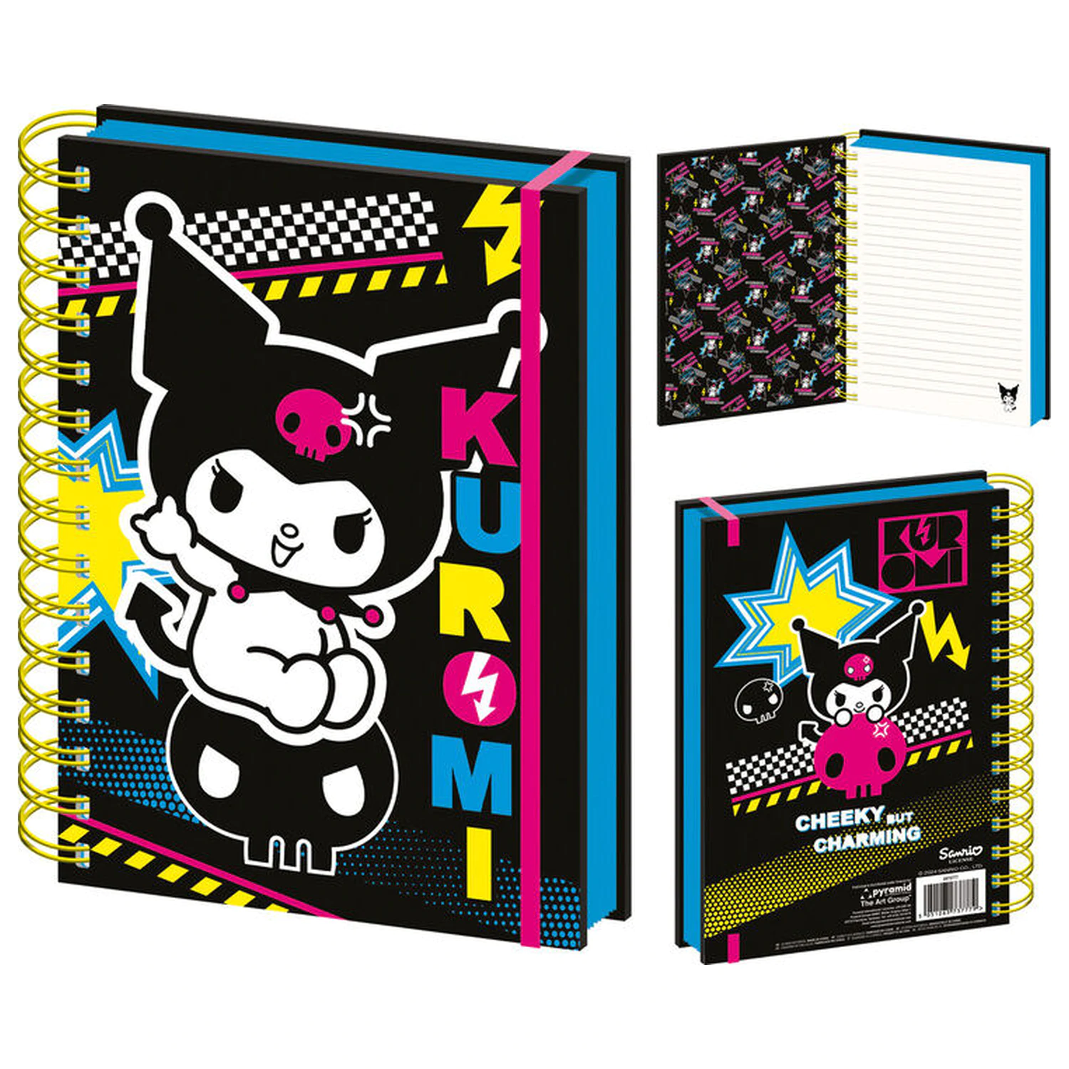 Hello Kitty Kuromi A5 zápisník produktová fotografia