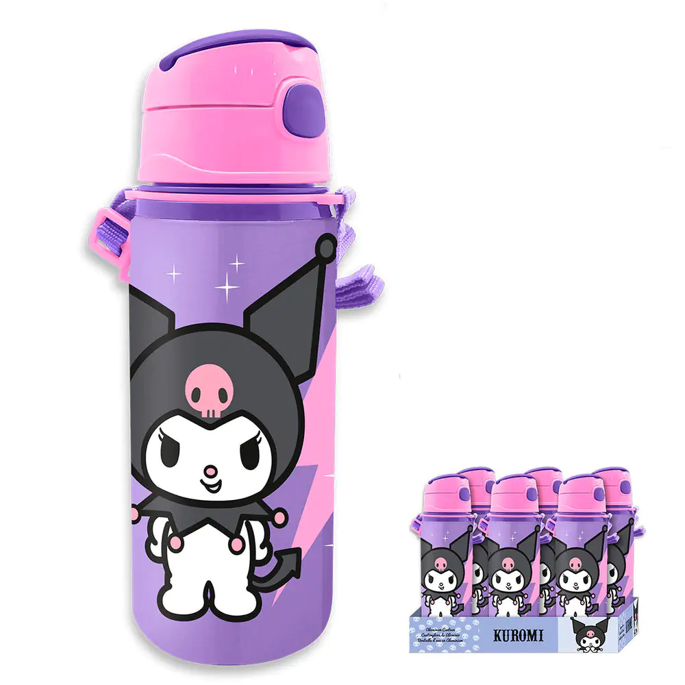 Hello Kitty Kuromi hliníková fľaša 600ml produktová fotografia