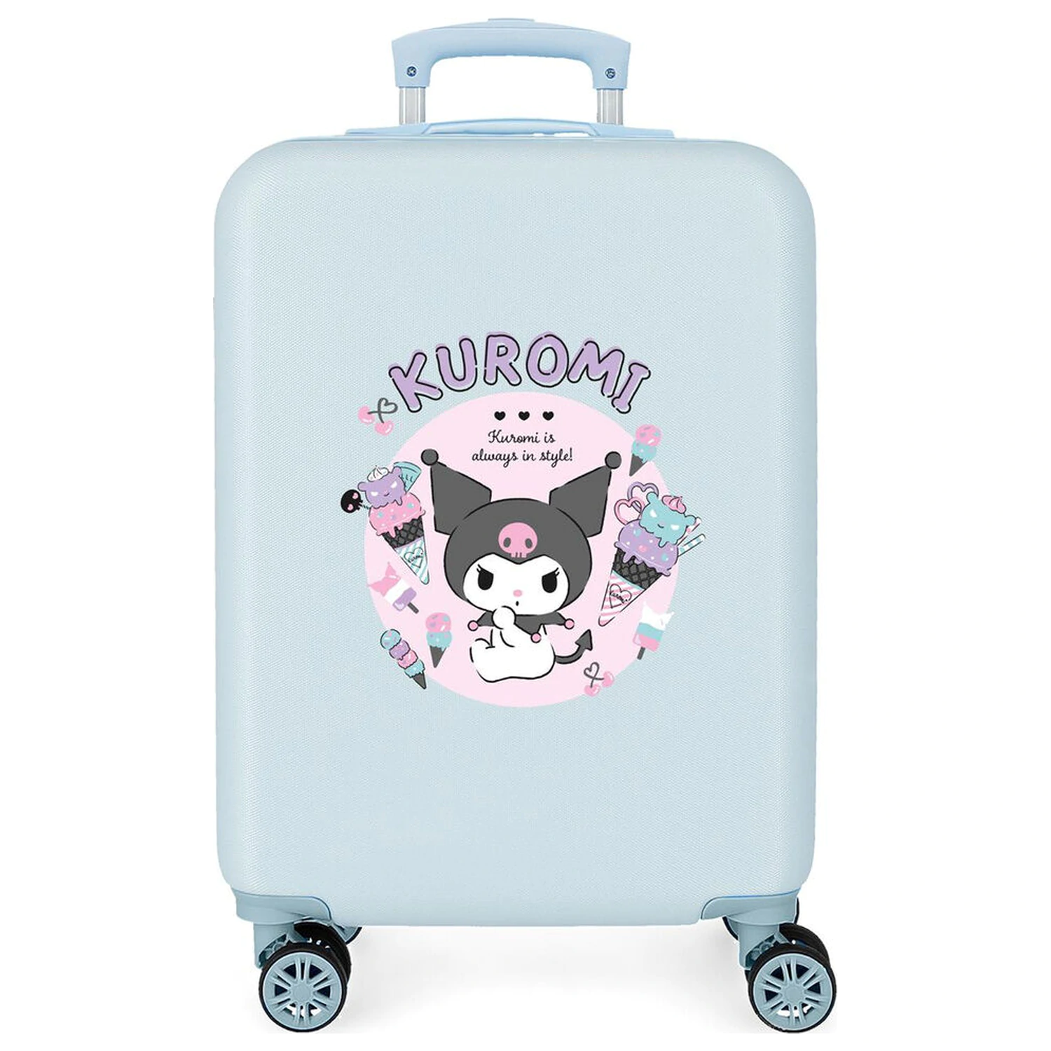 Hello Kitty Kuromi Always In Style ABS trolley kufor 55cm produktová fotografia