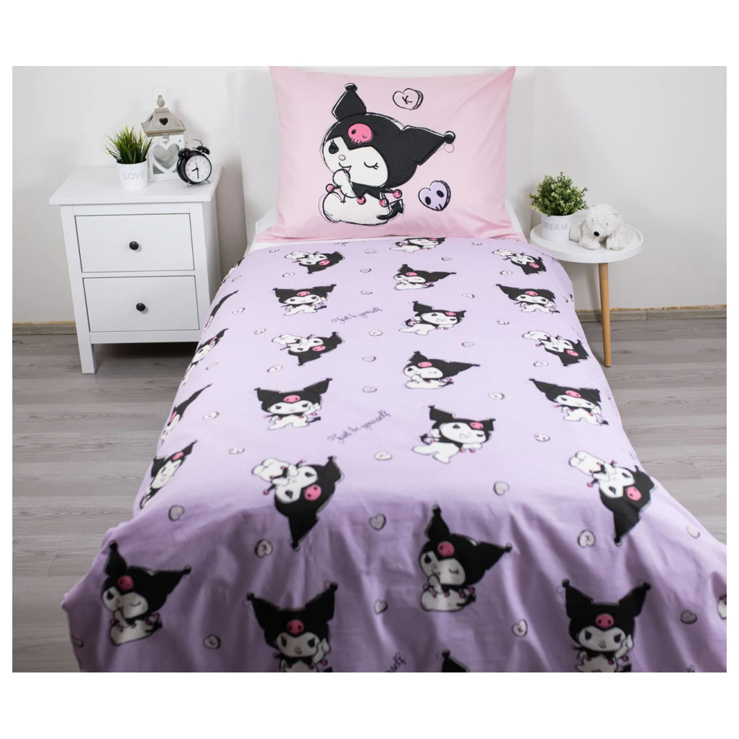 Hello Kitty Kuromi Be Yourself obliečka na perinu produktová fotografia