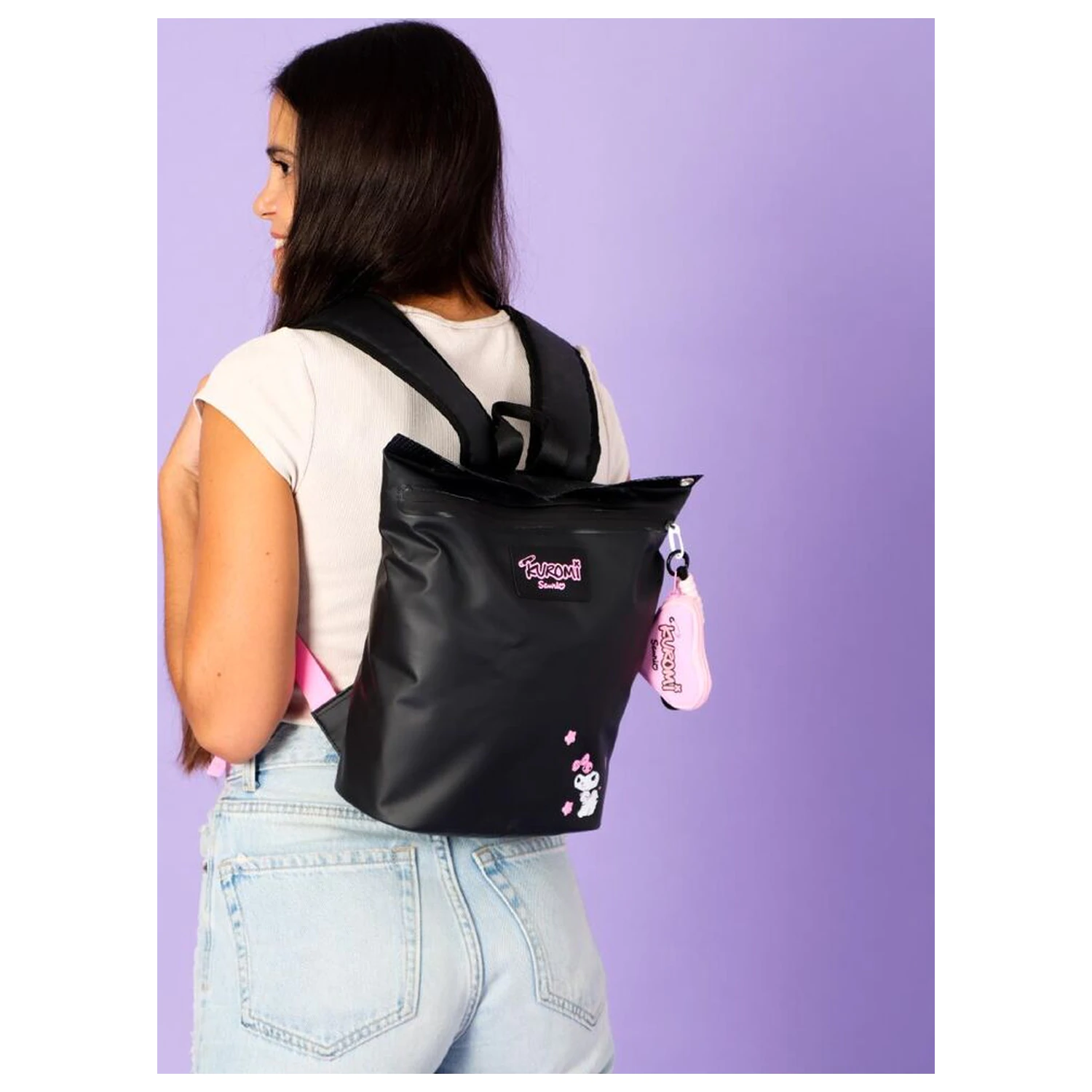 Hello Kitty Kuromi bežný ruksak 33 cm produktová fotografia