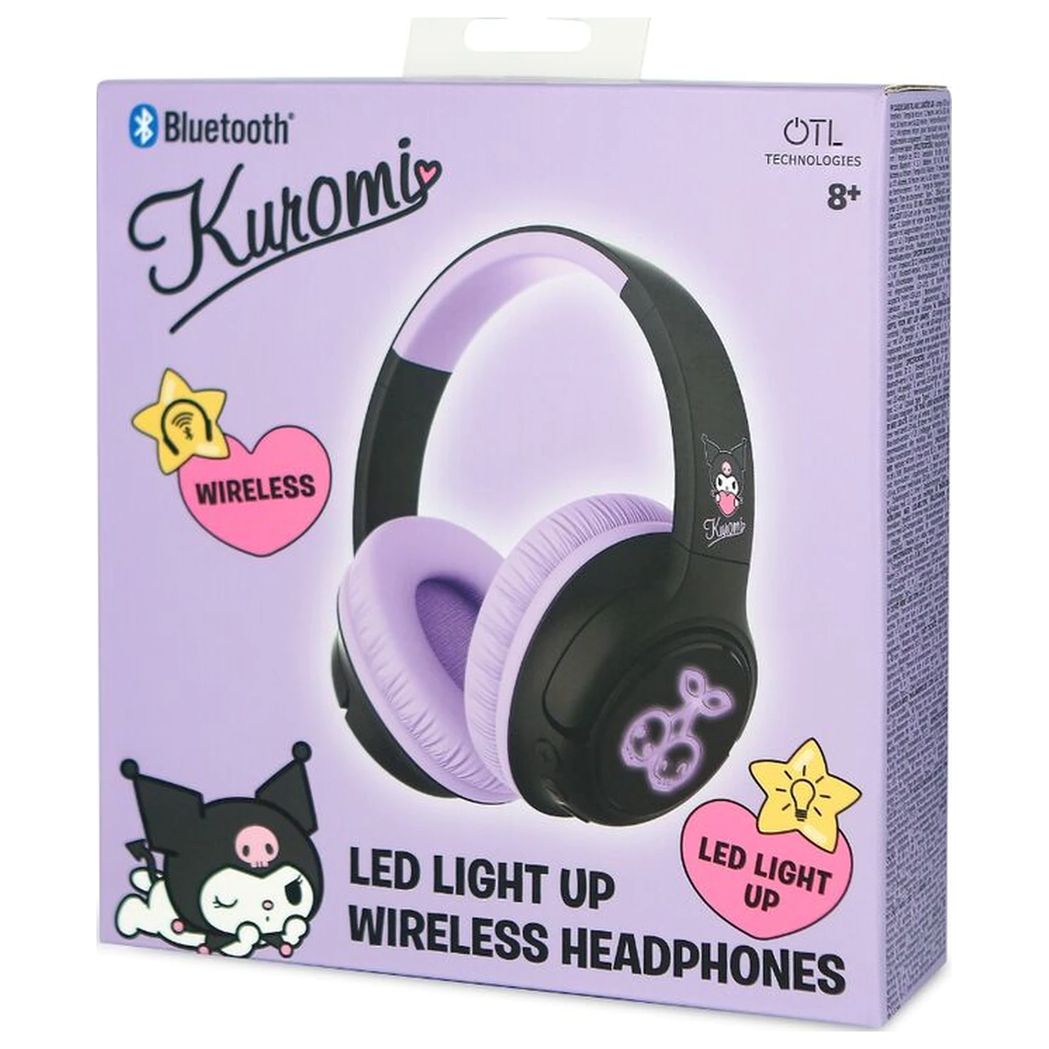 Hello Kitty Kuromi core slúchadlá produktová fotografia