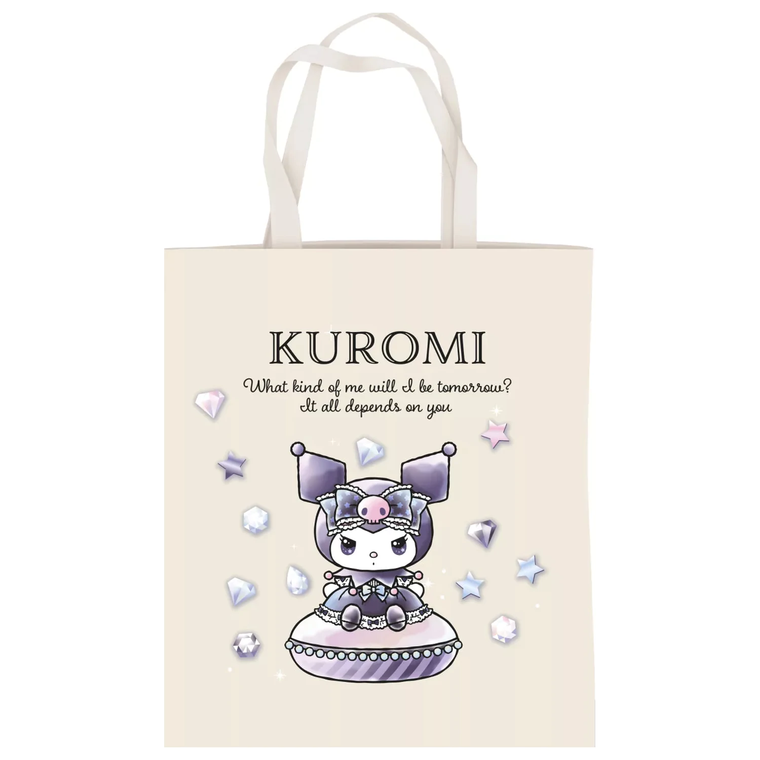 Hello Kitty Kuromi Diamond Canvas Bag, Nákupná taška 44 cm produktová fotografia