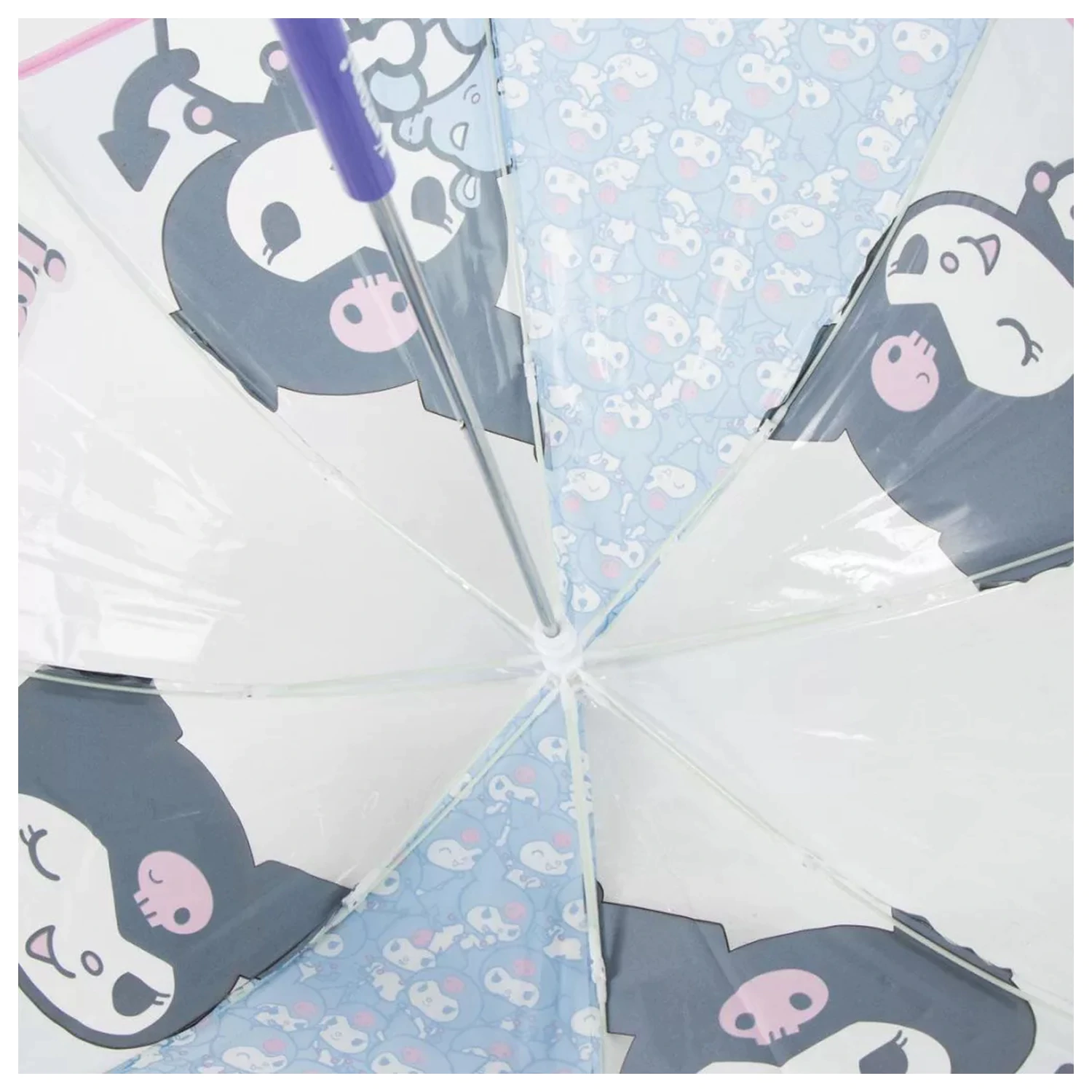 Hello Kitty Kuromi Detský priehľadný dáždnik produktová fotografia